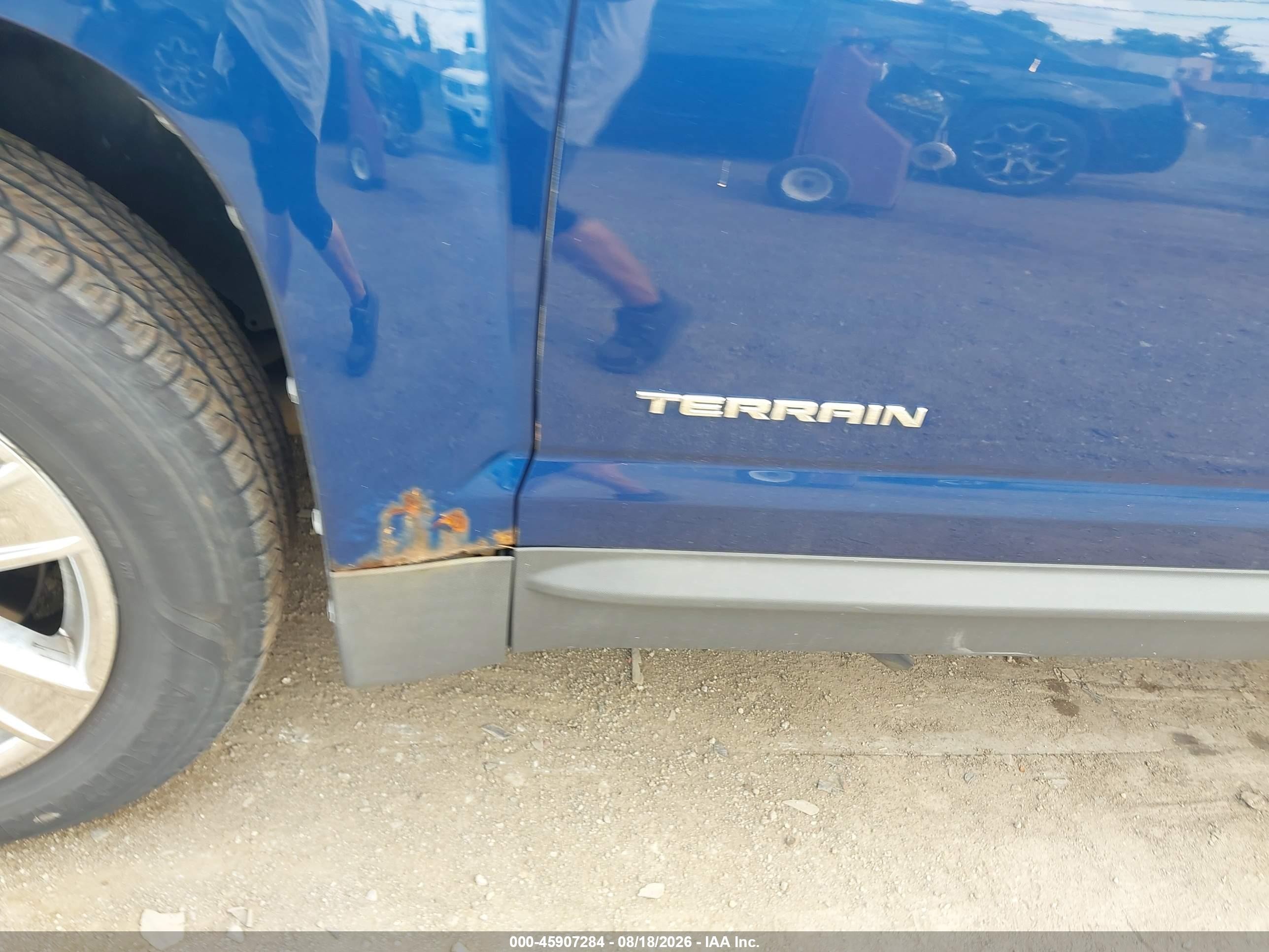 2010 Gmc Terrain Sle-1 Blue vin: 2CTALBEW4A6324134