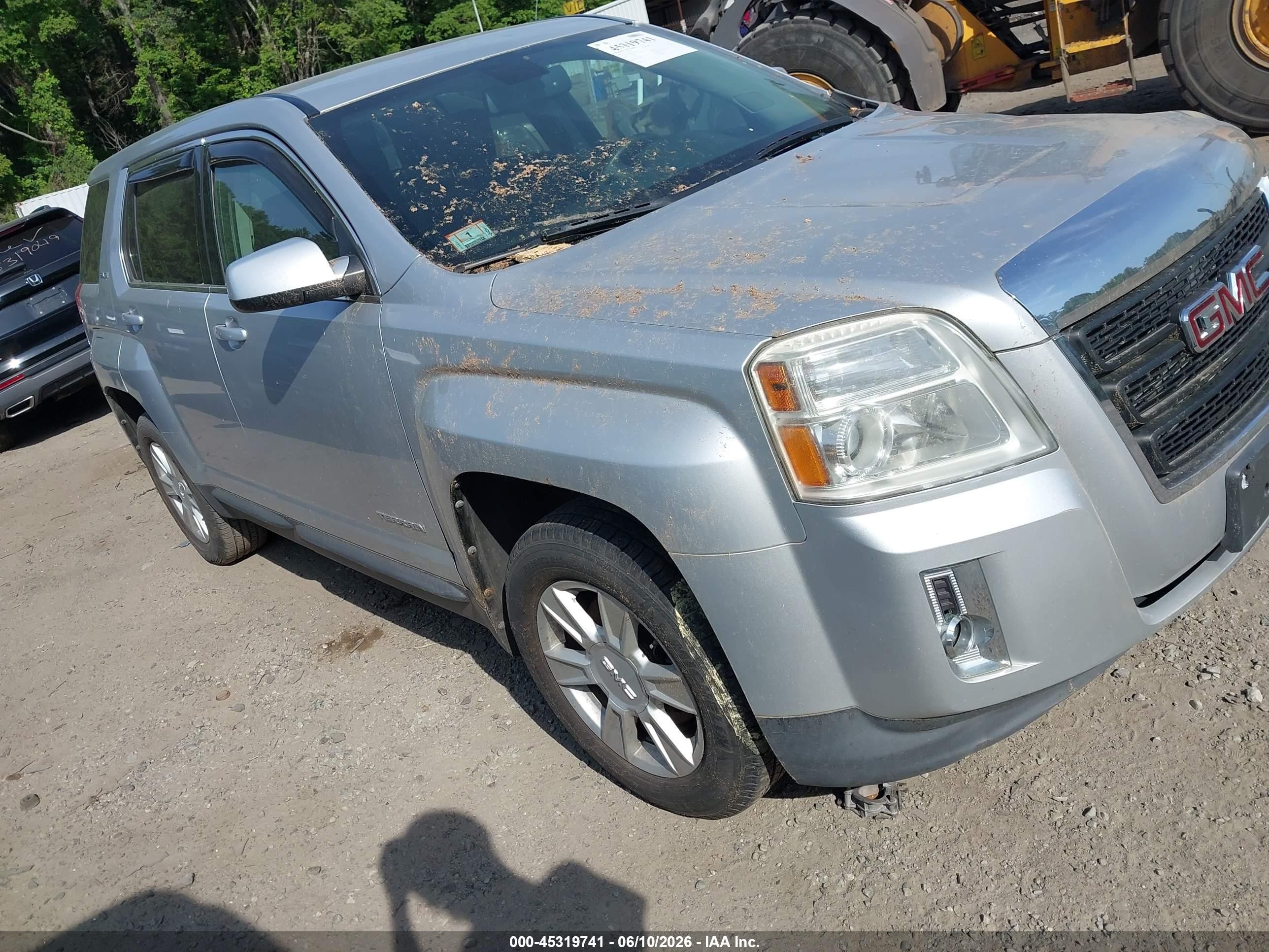 2010 Gmc Terrain Sle-1 Silver vin: 2CTALBEW5A6327205