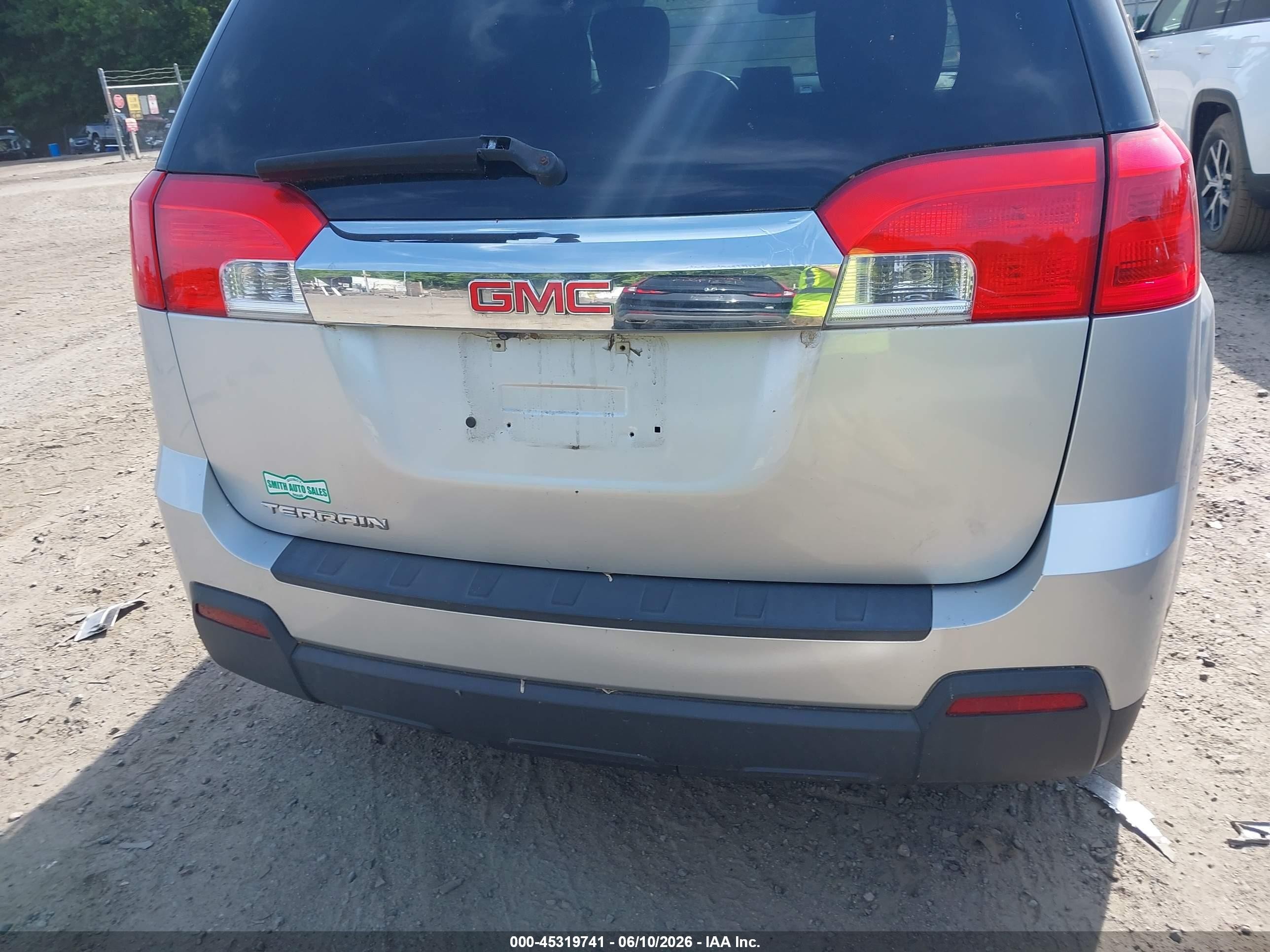 2010 Gmc Terrain Sle-1 Серебряный vin: 2CTALBEW5A6327205