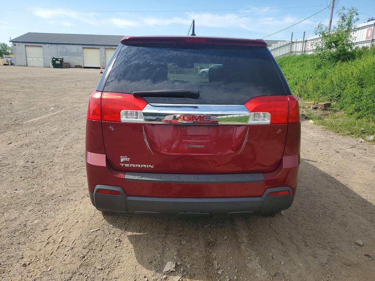 2010 Gmc Terrain Sle Burgundy vin: 2CTALBEW6A6237500