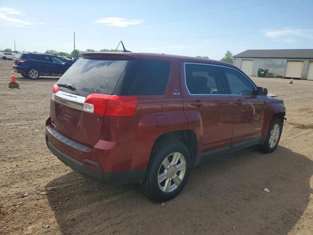 2010 Gmc Terrain Sle Burgundy vin: 2CTALBEW6A6237500