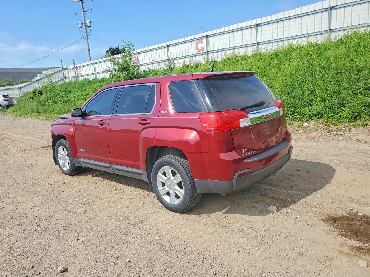2010 Gmc Terrain Sle Burgundy vin: 2CTALBEW6A6237500