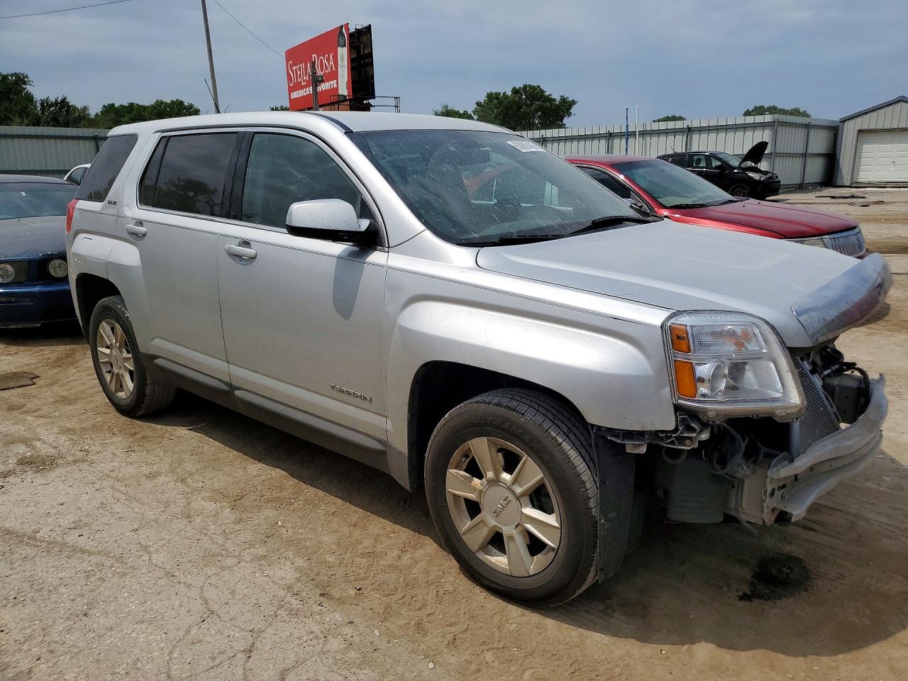 2010 Gmc Terrain Sle Silver vin: 2CTALBEW6A6238470
