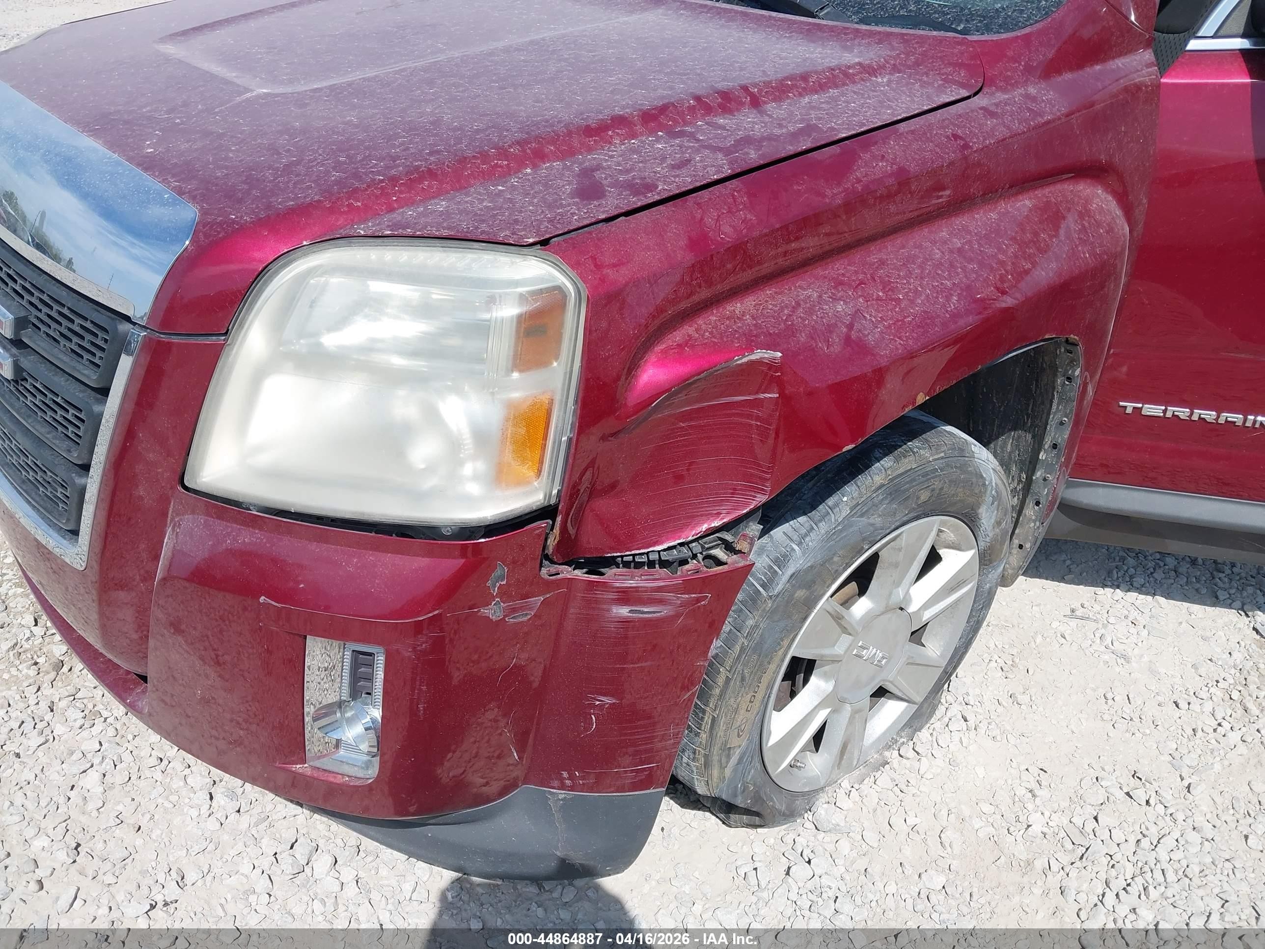 2010 Gmc Terrain Sle-1 Maroon vin: 2CTALBEW6A6273087