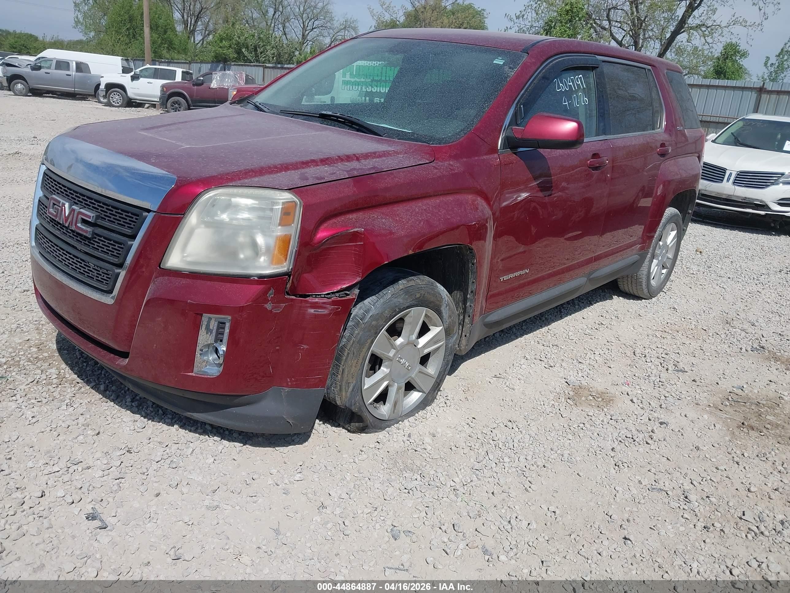 2010 Gmc Terrain Sle-1 Maroon vin: 2CTALBEW6A6273087