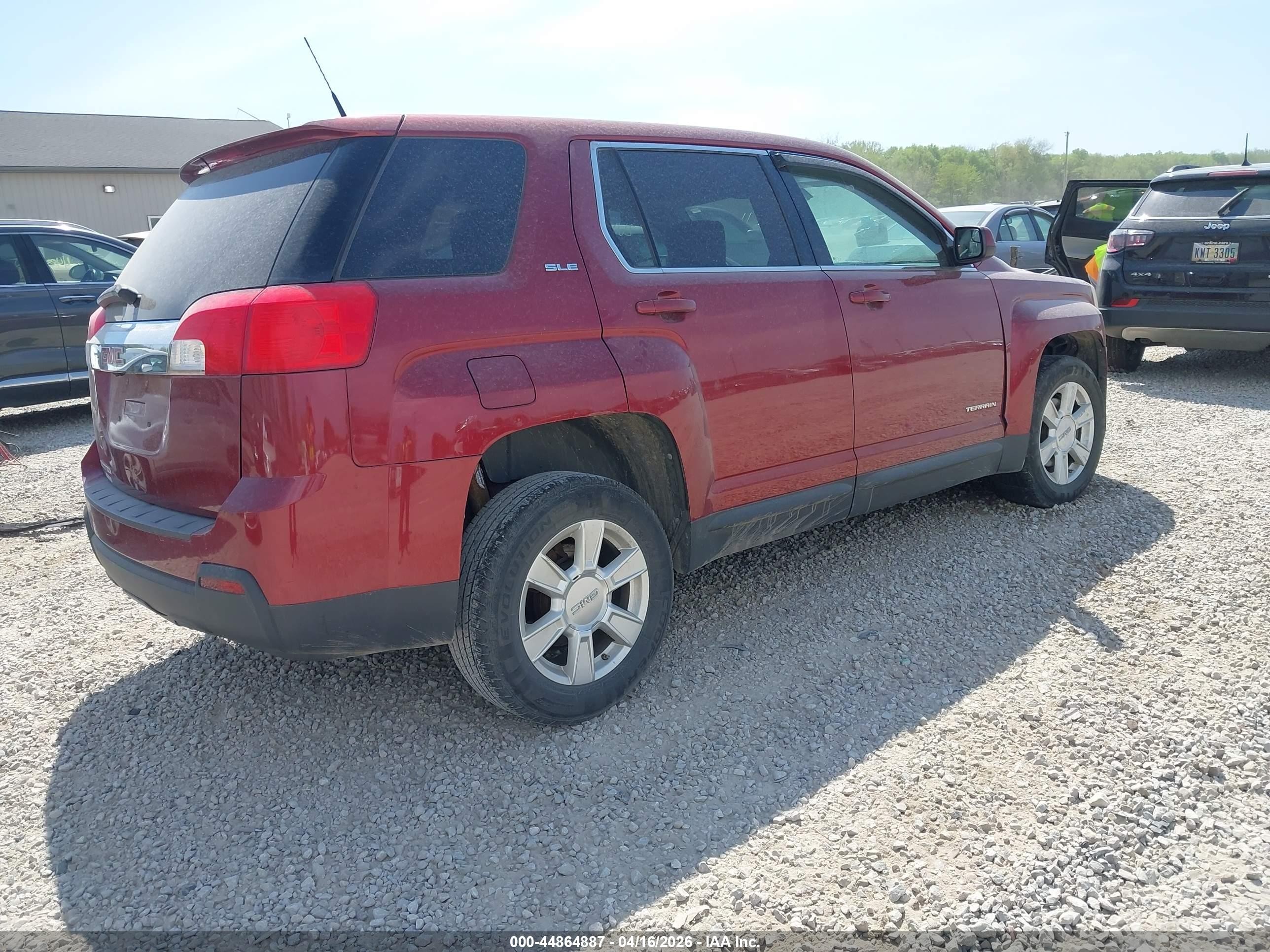 2010 Gmc Terrain Sle-1 Maroon vin: 2CTALBEW6A6273087