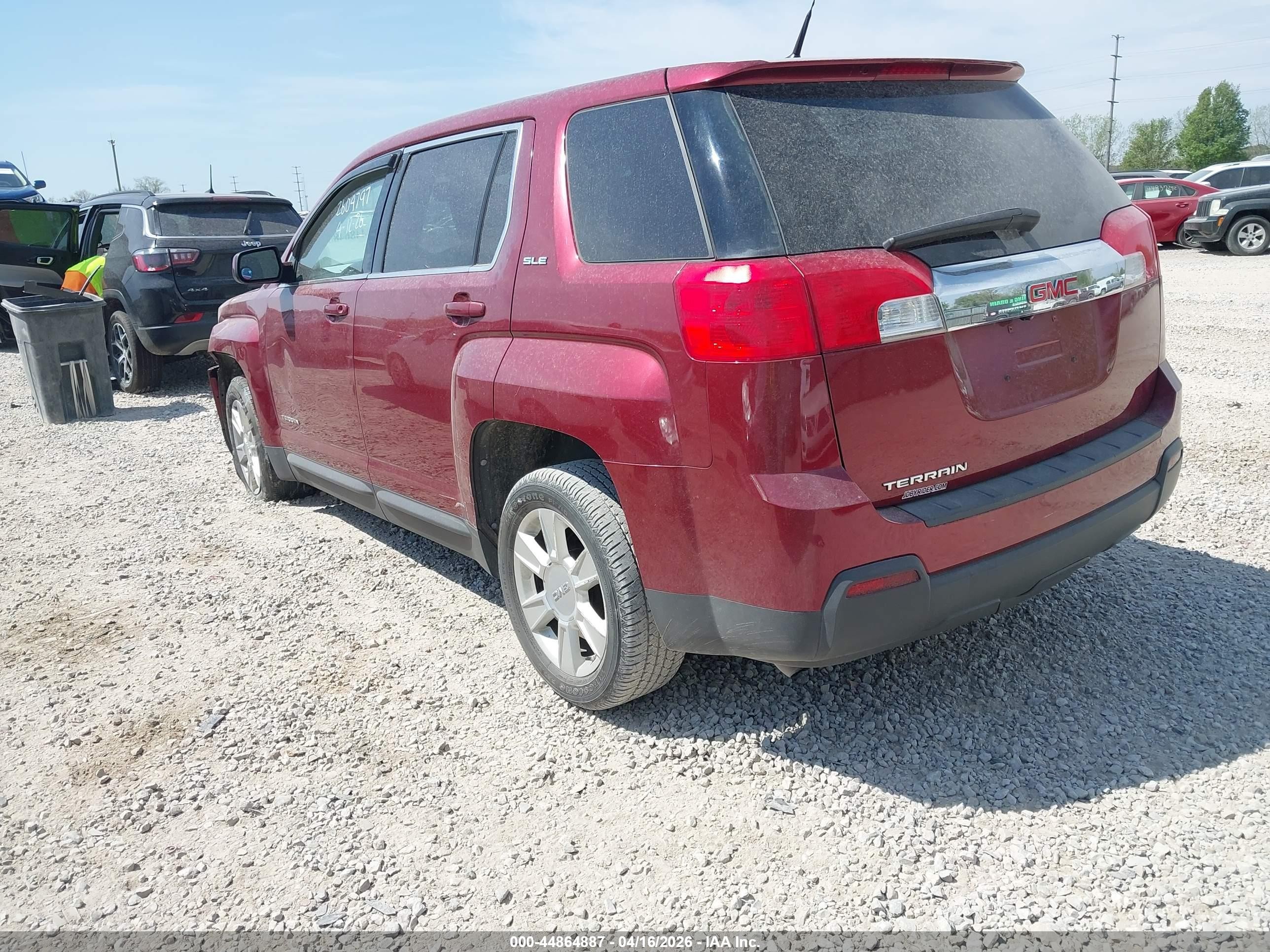 2010 Gmc Terrain Sle-1 Maroon vin: 2CTALBEW6A6273087