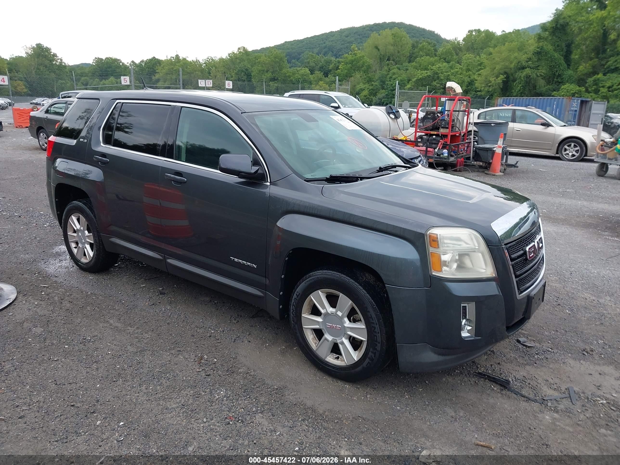 2010 Gmc Terrain Sle-1 Black vin: 2CTALBEW6A6293971