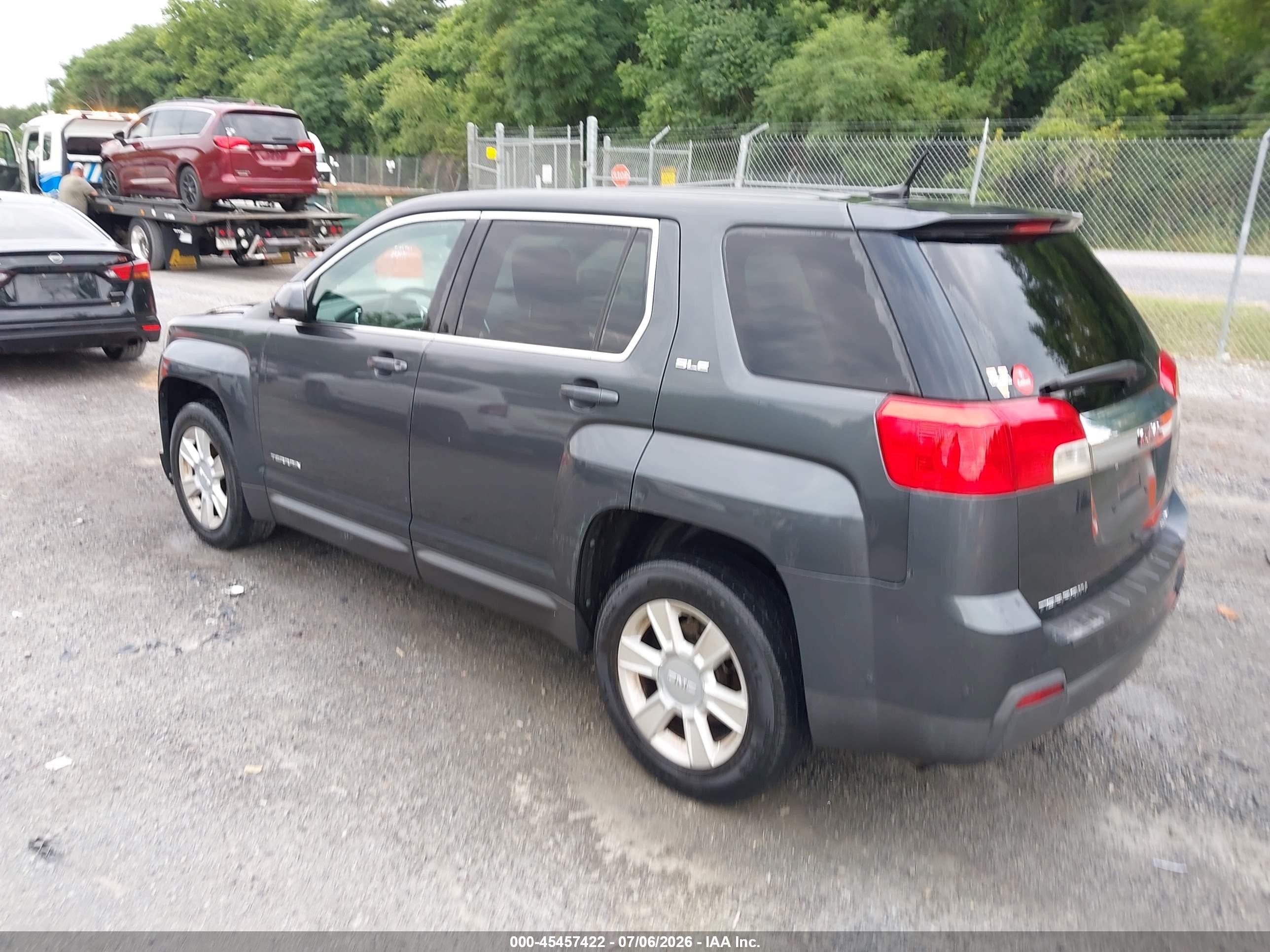 2010 Gmc Terrain Sle-1 Black vin: 2CTALBEW6A6293971