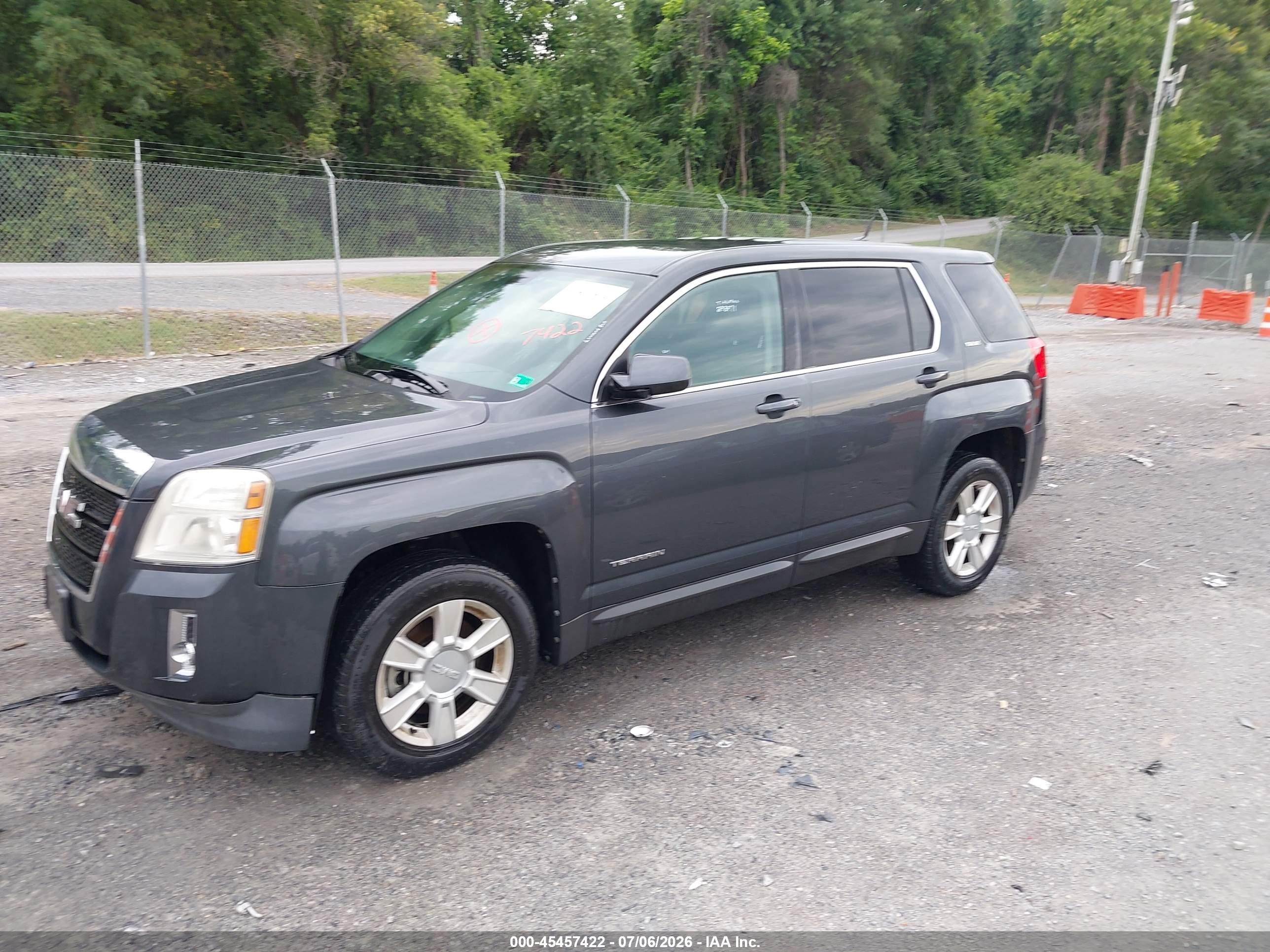 2010 Gmc Terrain Sle-1 Black vin: 2CTALBEW6A6293971
