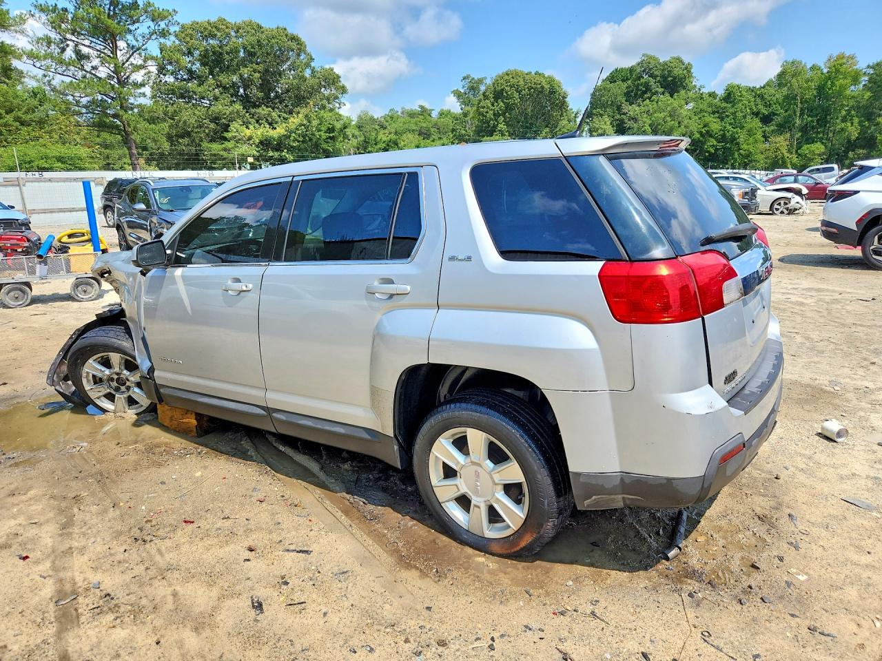 2010 Gmc Terrain Sle Silver vin: 2CTALBEW7A6237845