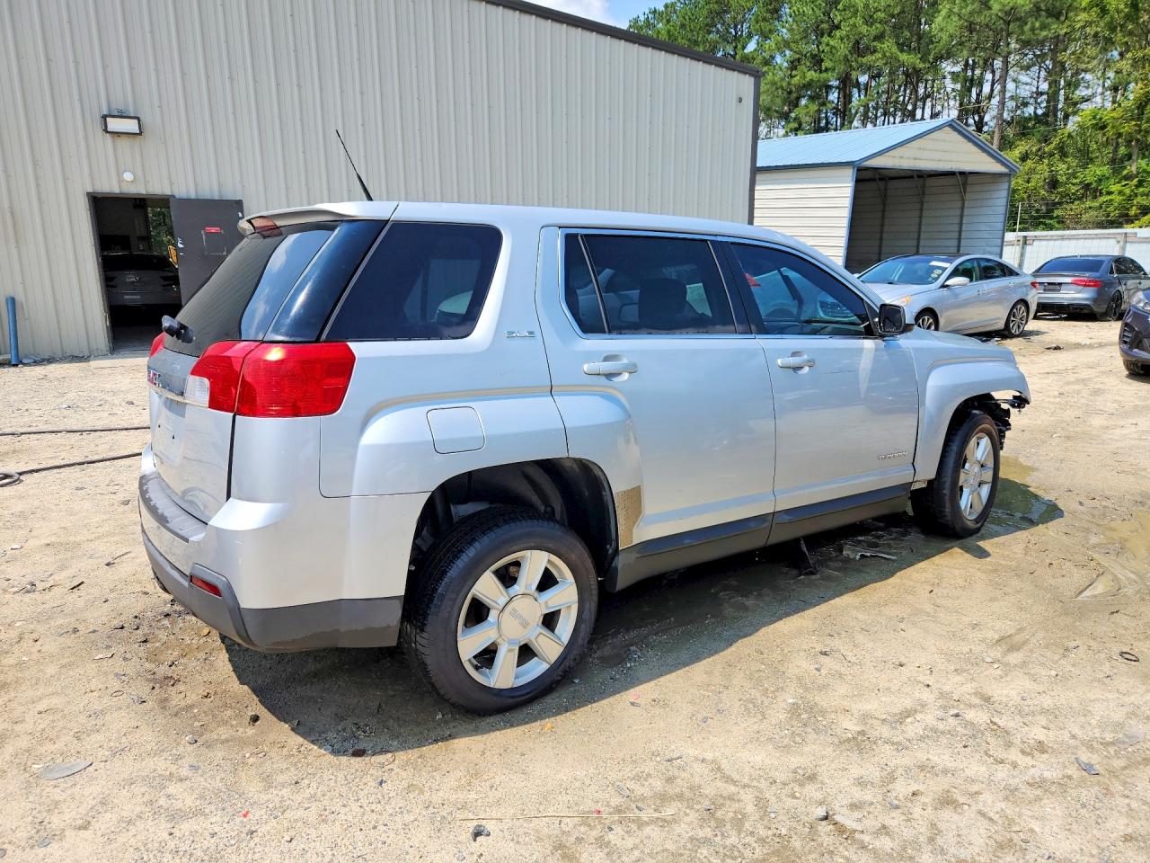 2010 Gmc Terrain Sle Silver vin: 2CTALBEW7A6237845