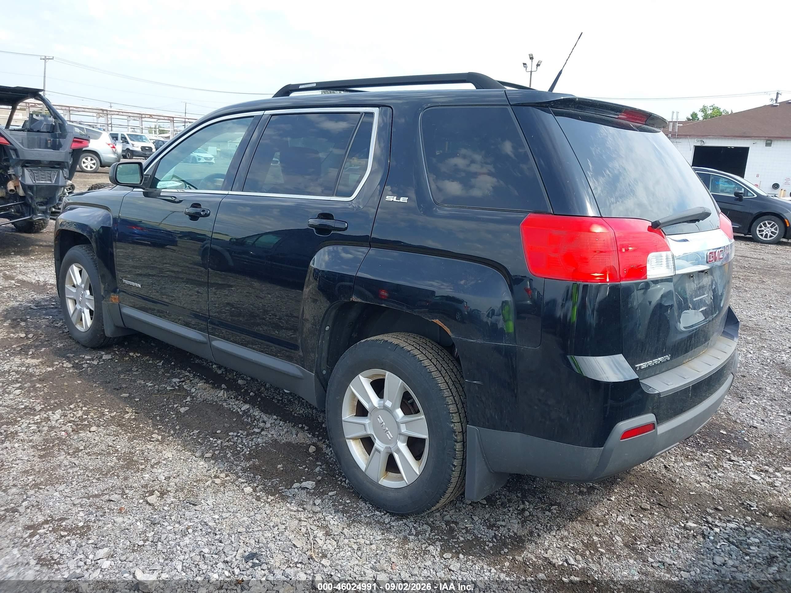 2010 Gmc Terrain Sle-1 Black vin: 2CTALBEW7A6310583