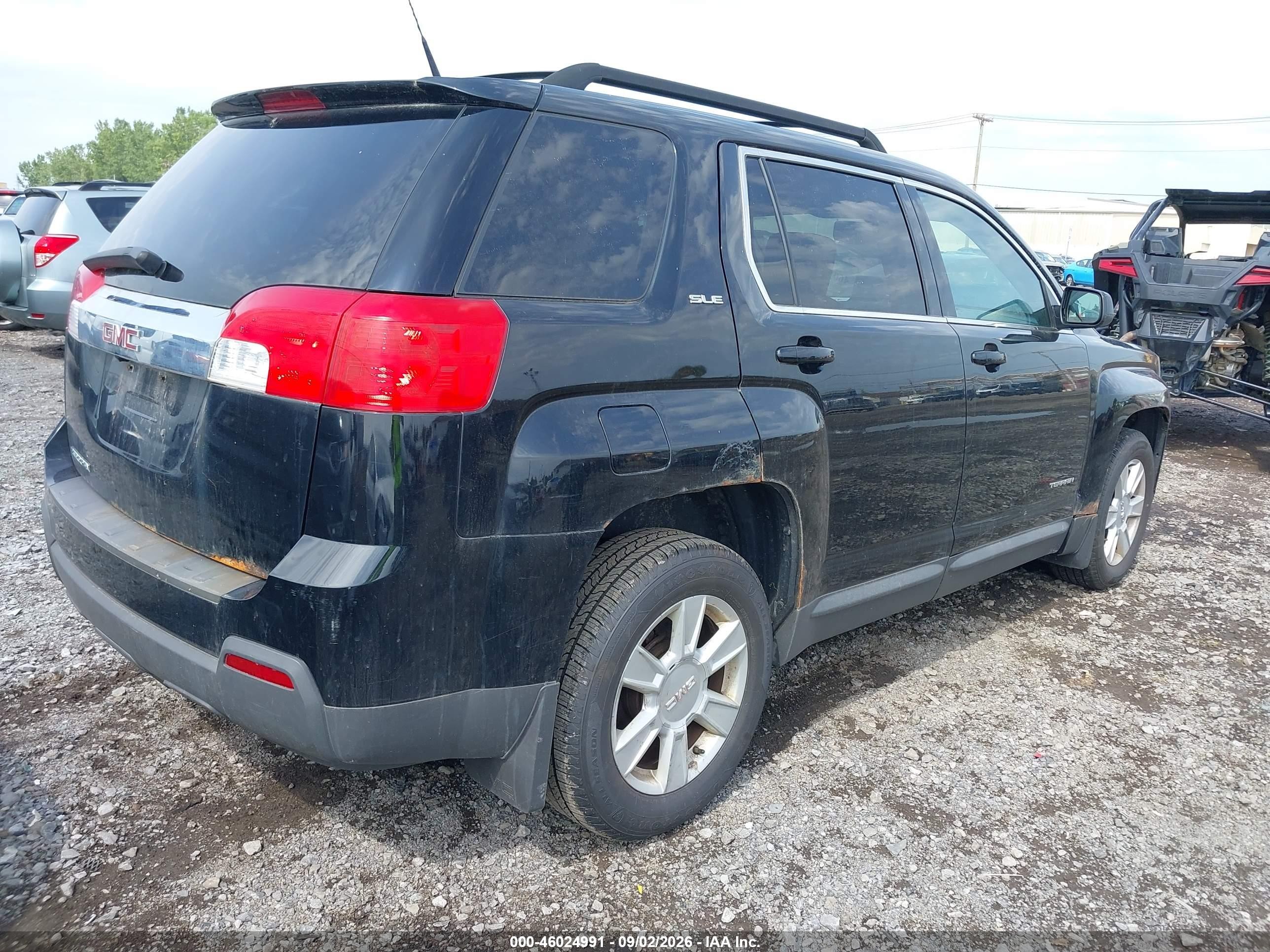 2010 Gmc Terrain Sle-1 Black vin: 2CTALBEW7A6310583