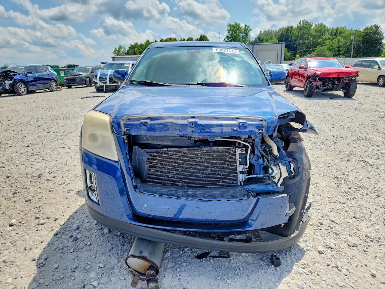 2010 Gmc Terrain Sle Blue vin: 2CTALBEW7A6396509