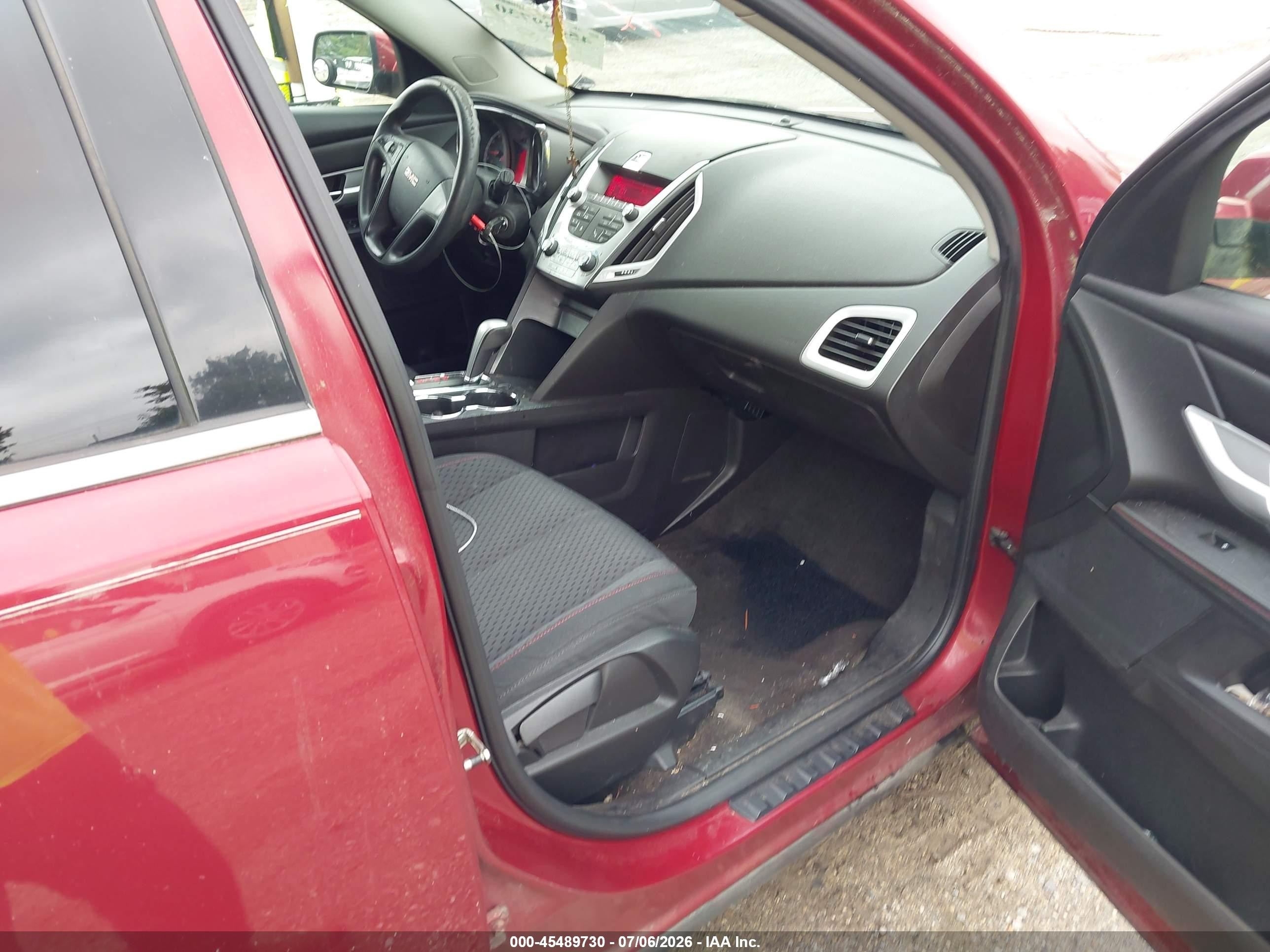 2010 Gmc Terrain Sle-1 Red vin: 2CTALBEW8A6294121