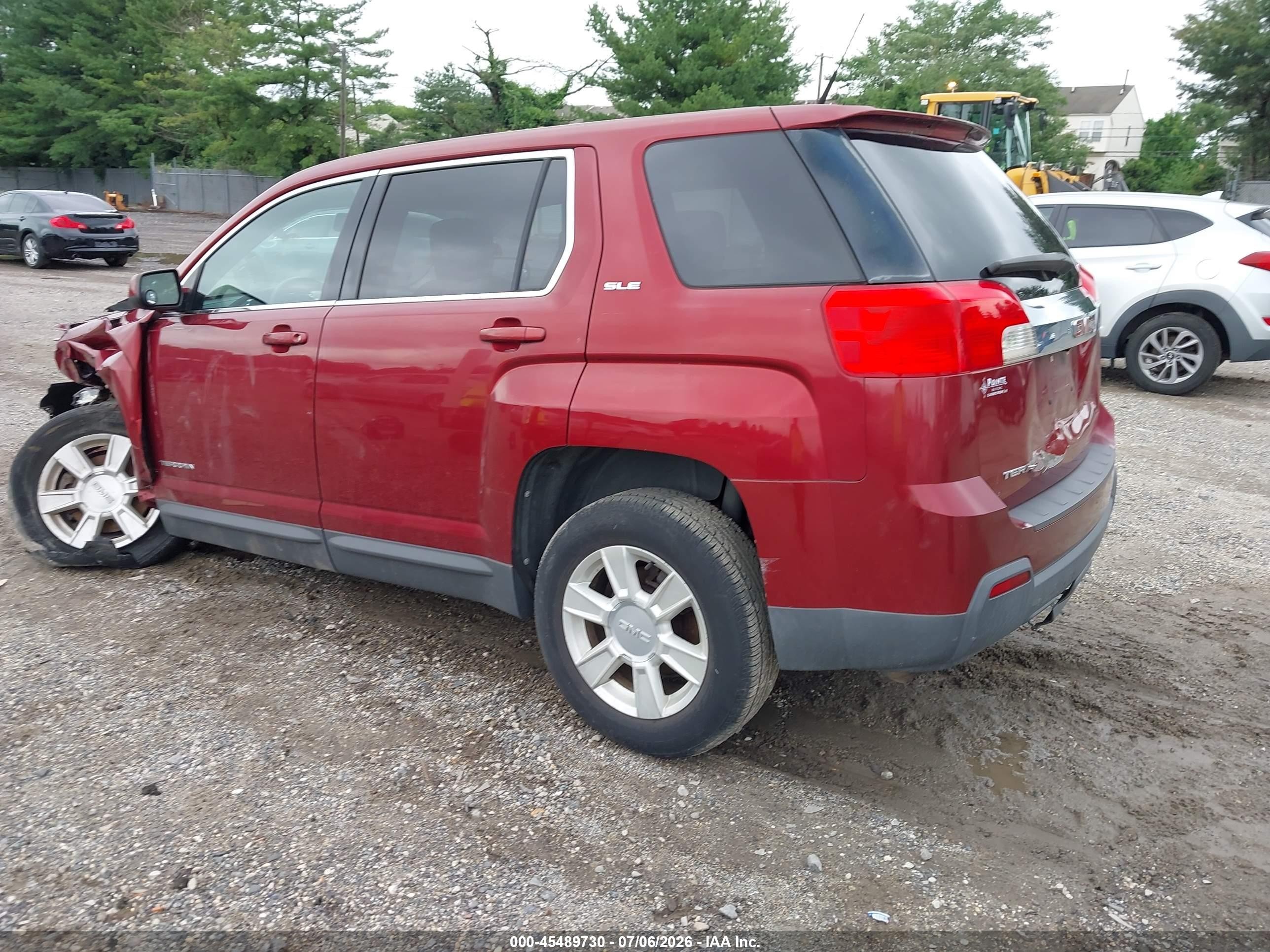 2010 Gmc Terrain Sle-1 Red vin: 2CTALBEW8A6294121