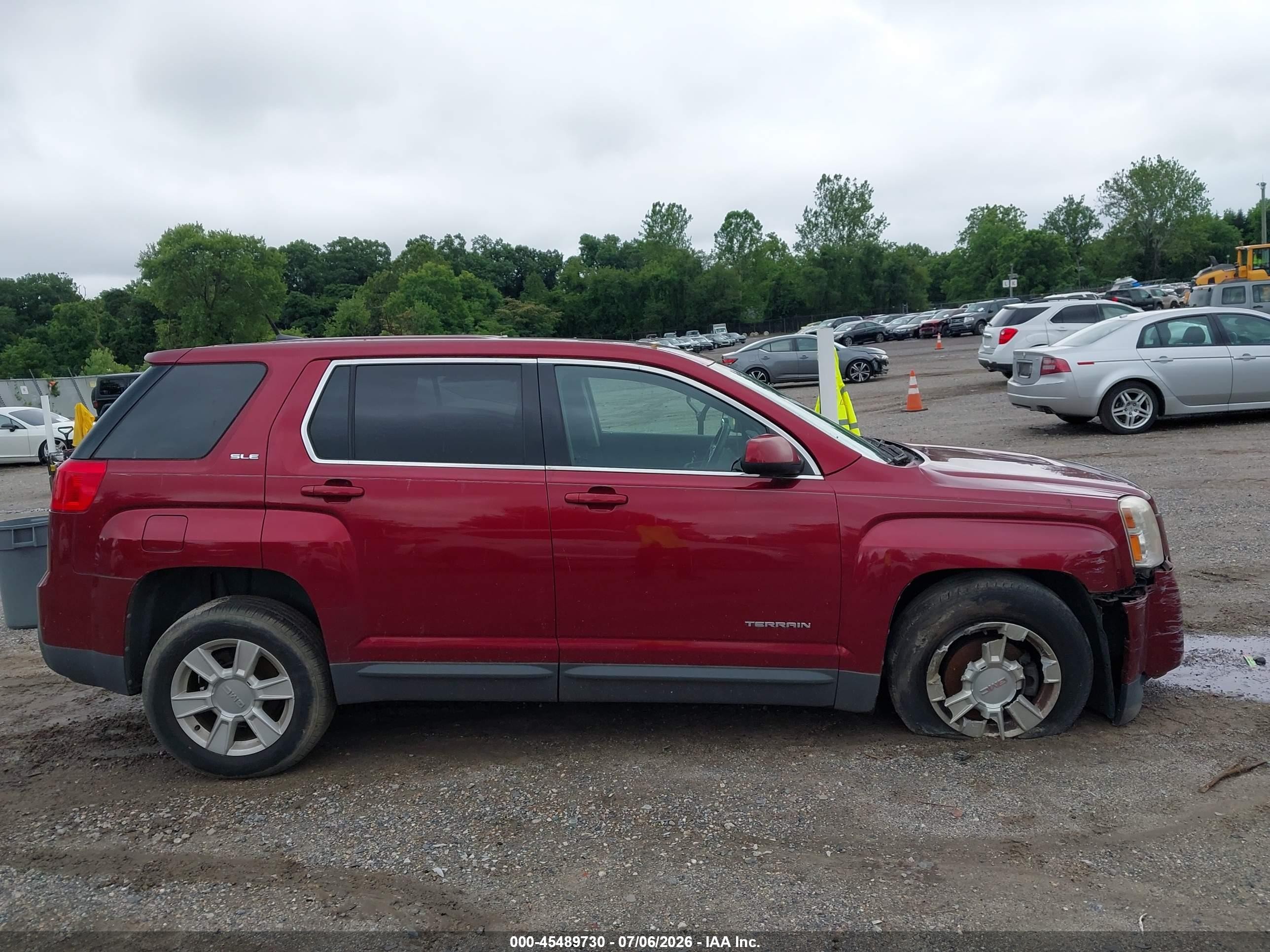 2010 Gmc Terrain Sle-1 Red vin: 2CTALBEW8A6294121