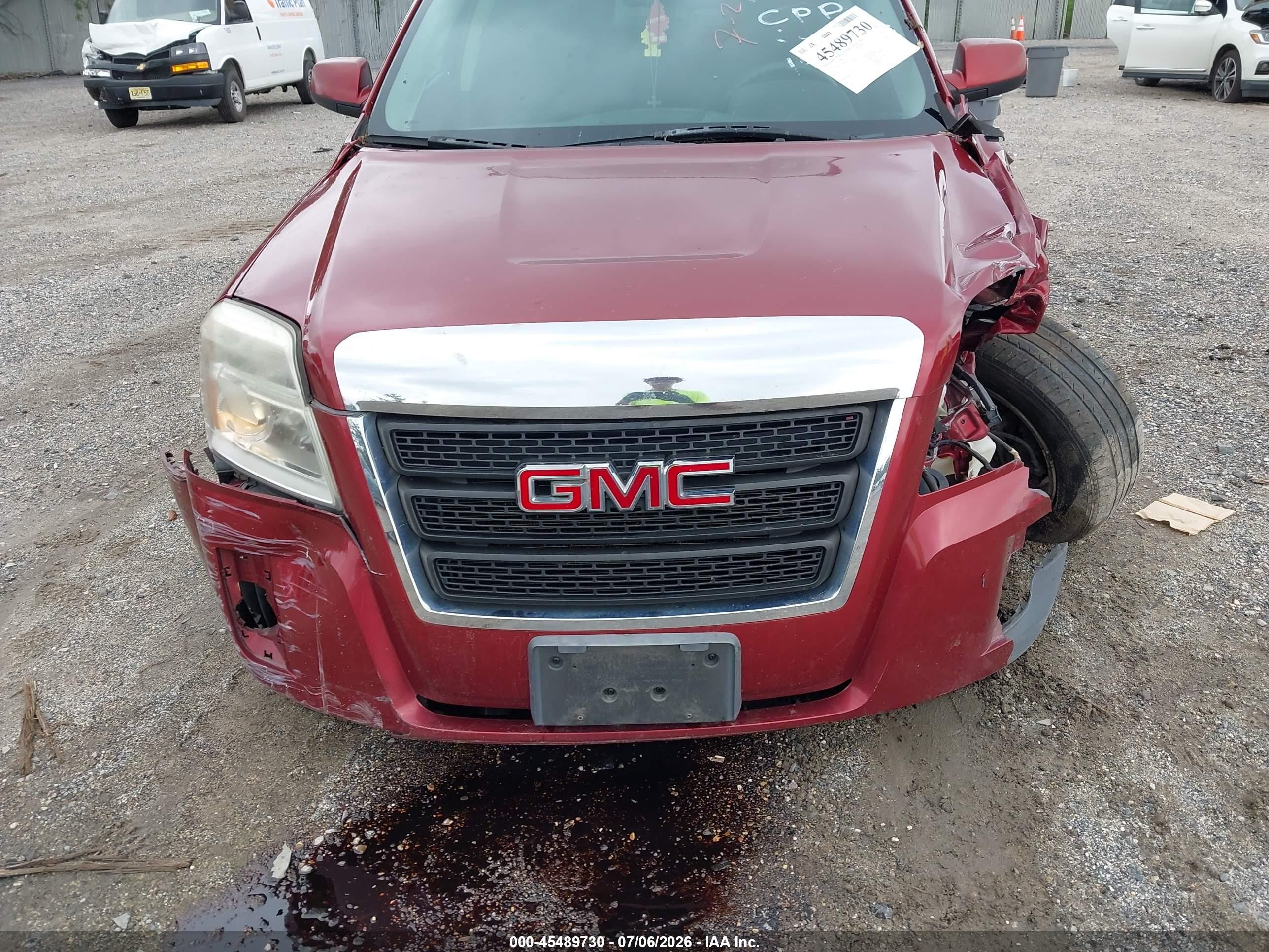 2010 Gmc Terrain Sle-1 Red vin: 2CTALBEW8A6294121
