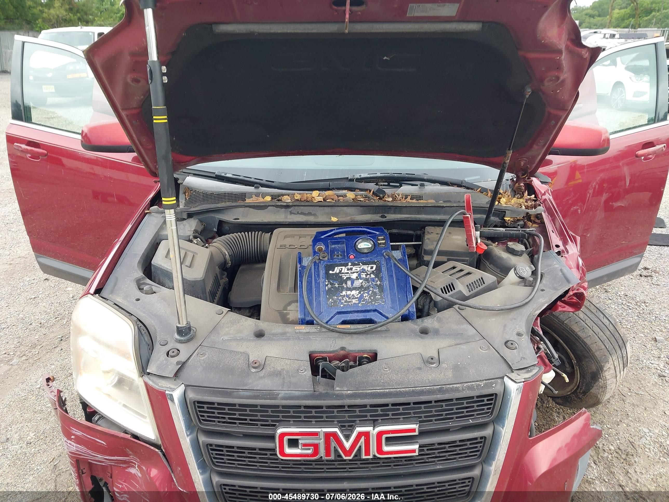 2010 Gmc Terrain Sle-1 Red vin: 2CTALBEW8A6294121