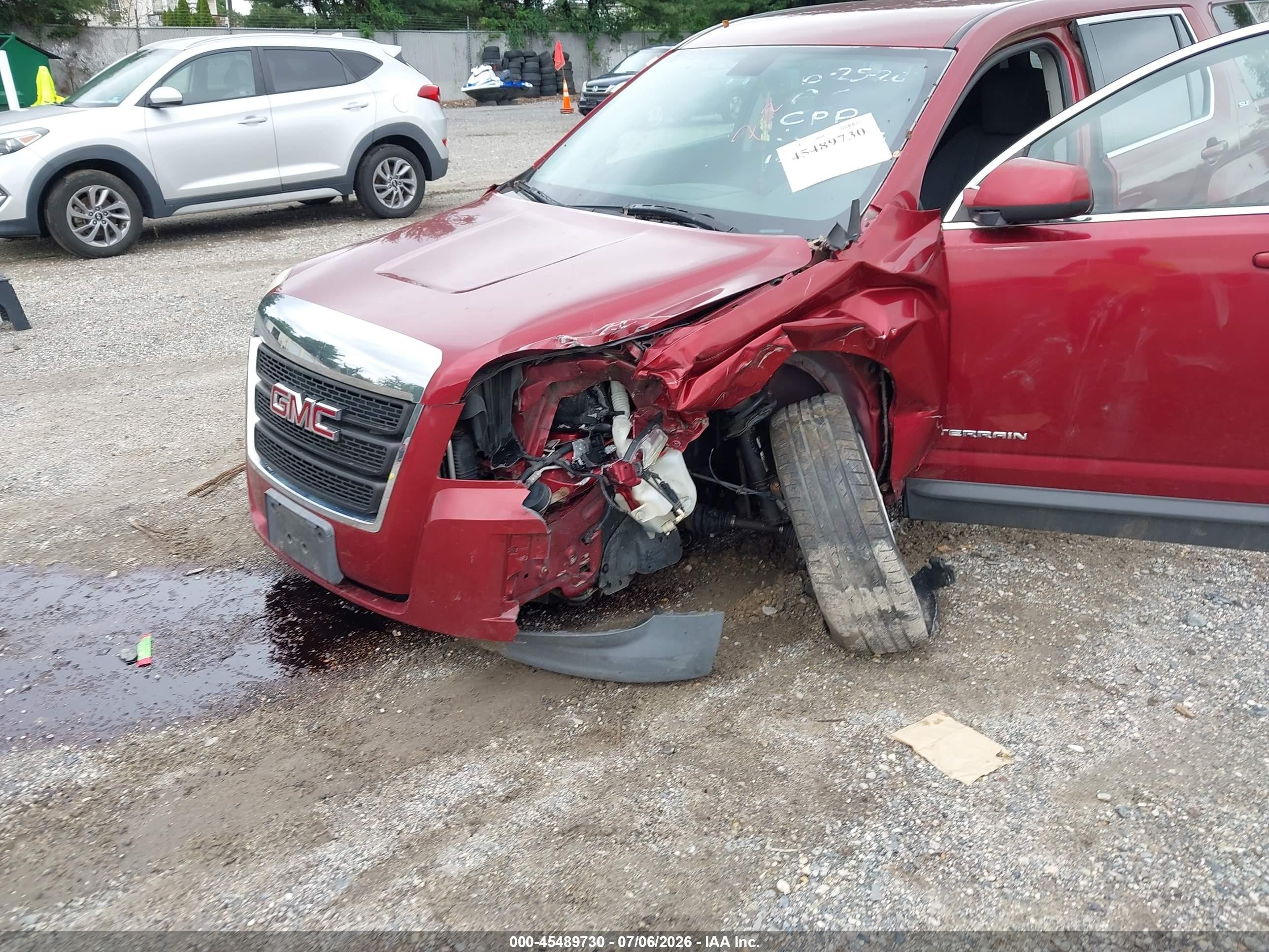 2010 Gmc Terrain Sle-1 Red vin: 2CTALBEW8A6294121