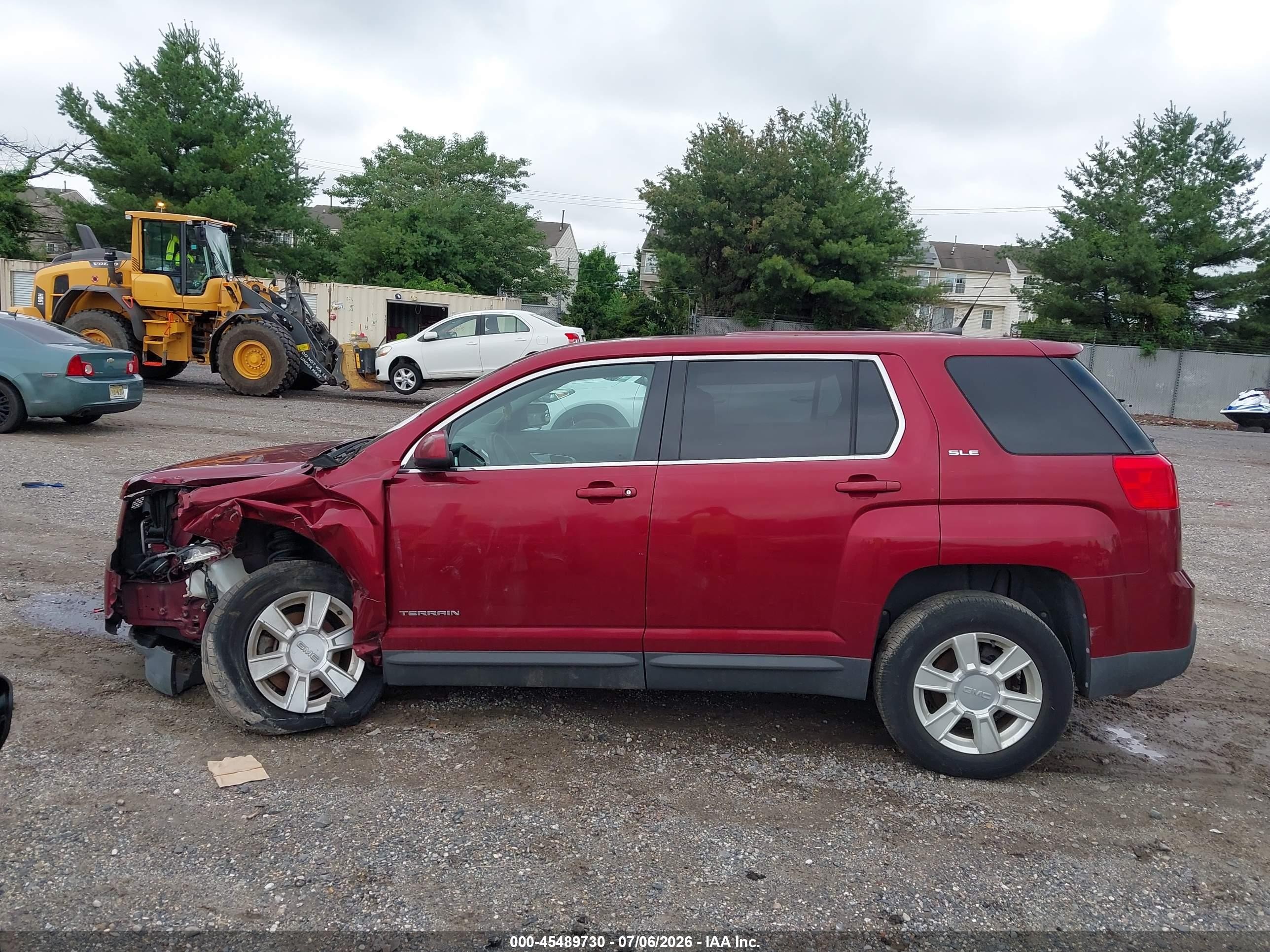 2010 Gmc Terrain Sle-1 Red vin: 2CTALBEW8A6294121