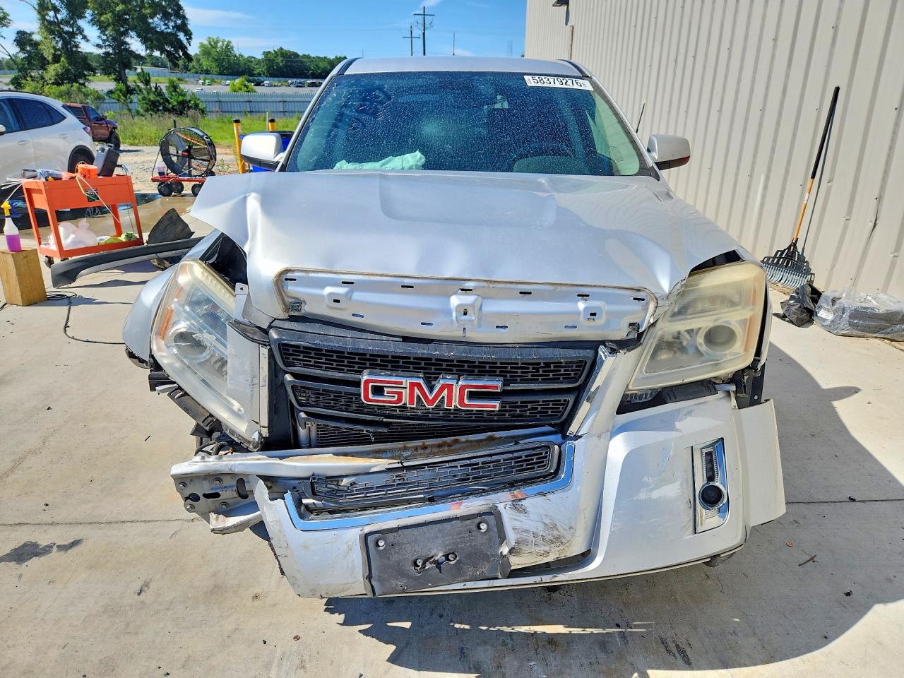 2010 Gmc Terrain Sle Silver vin: 2CTALBEW8A6305411