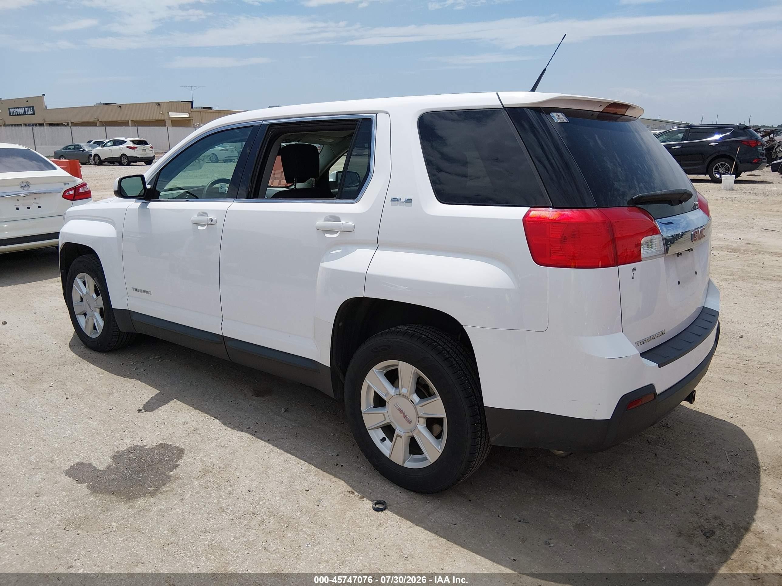 2010 Gmc Terrain Sle-1 Белый vin: 2CTALBEW9A6404190