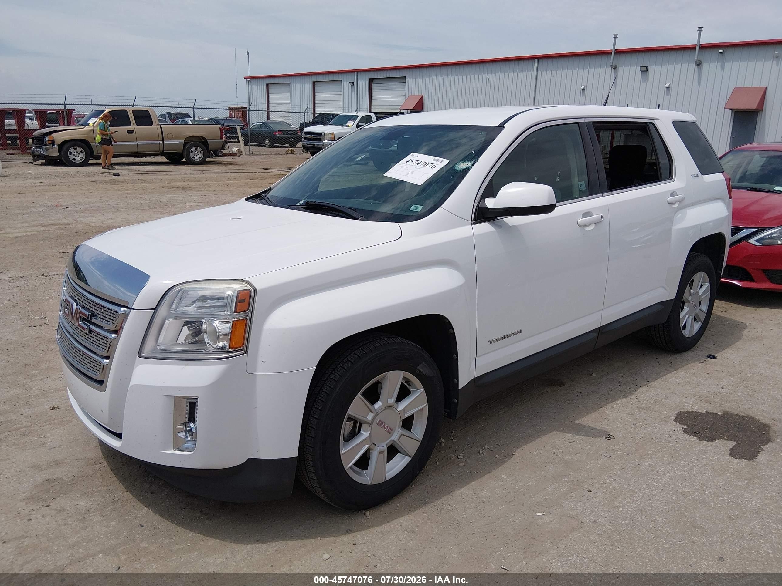 2010 Gmc Terrain Sle-1 Белый vin: 2CTALBEW9A6404190