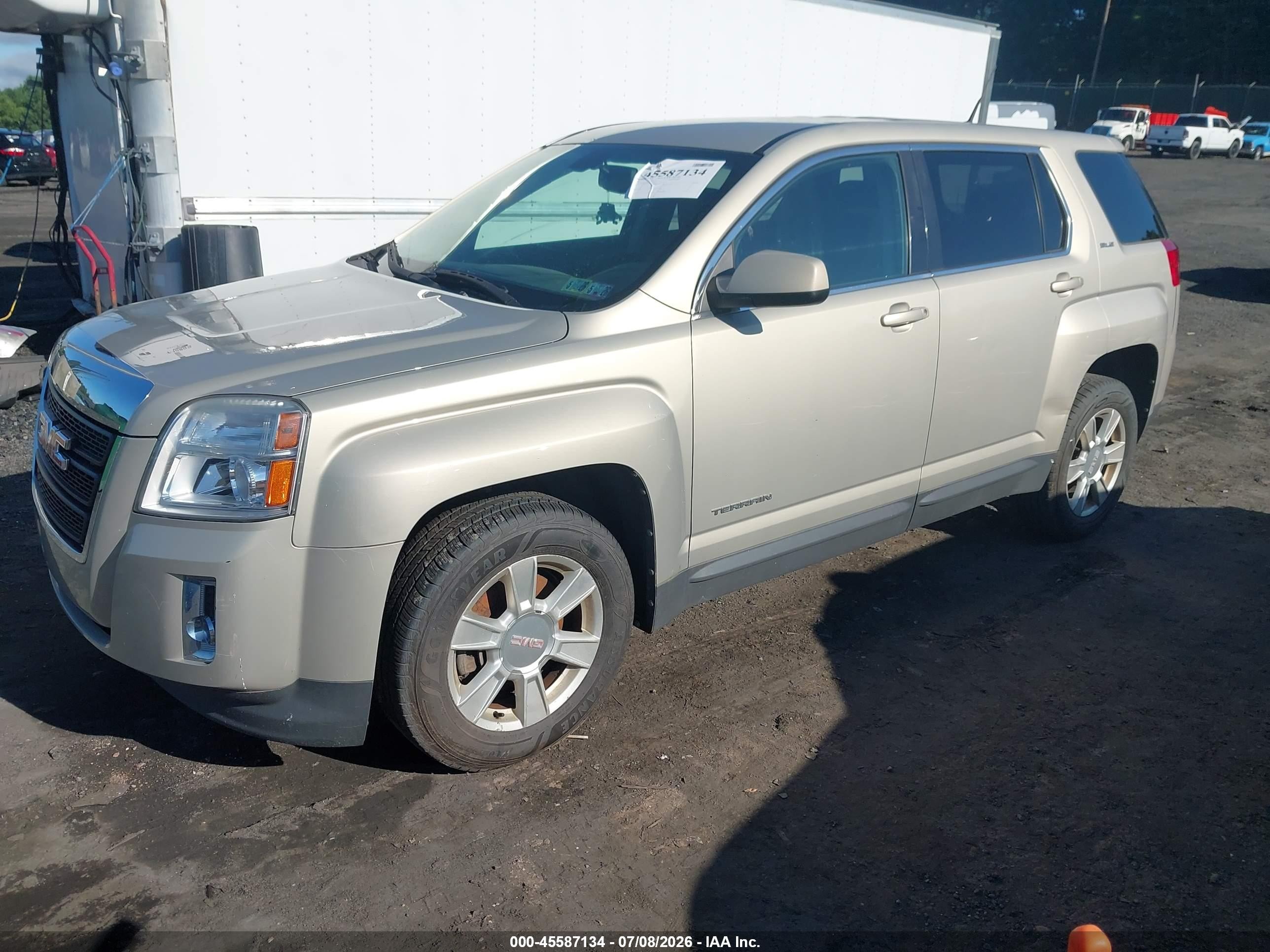 2010 Gmc Terrain Sle-1 Gold vin: 2CTALBEWXA6230663