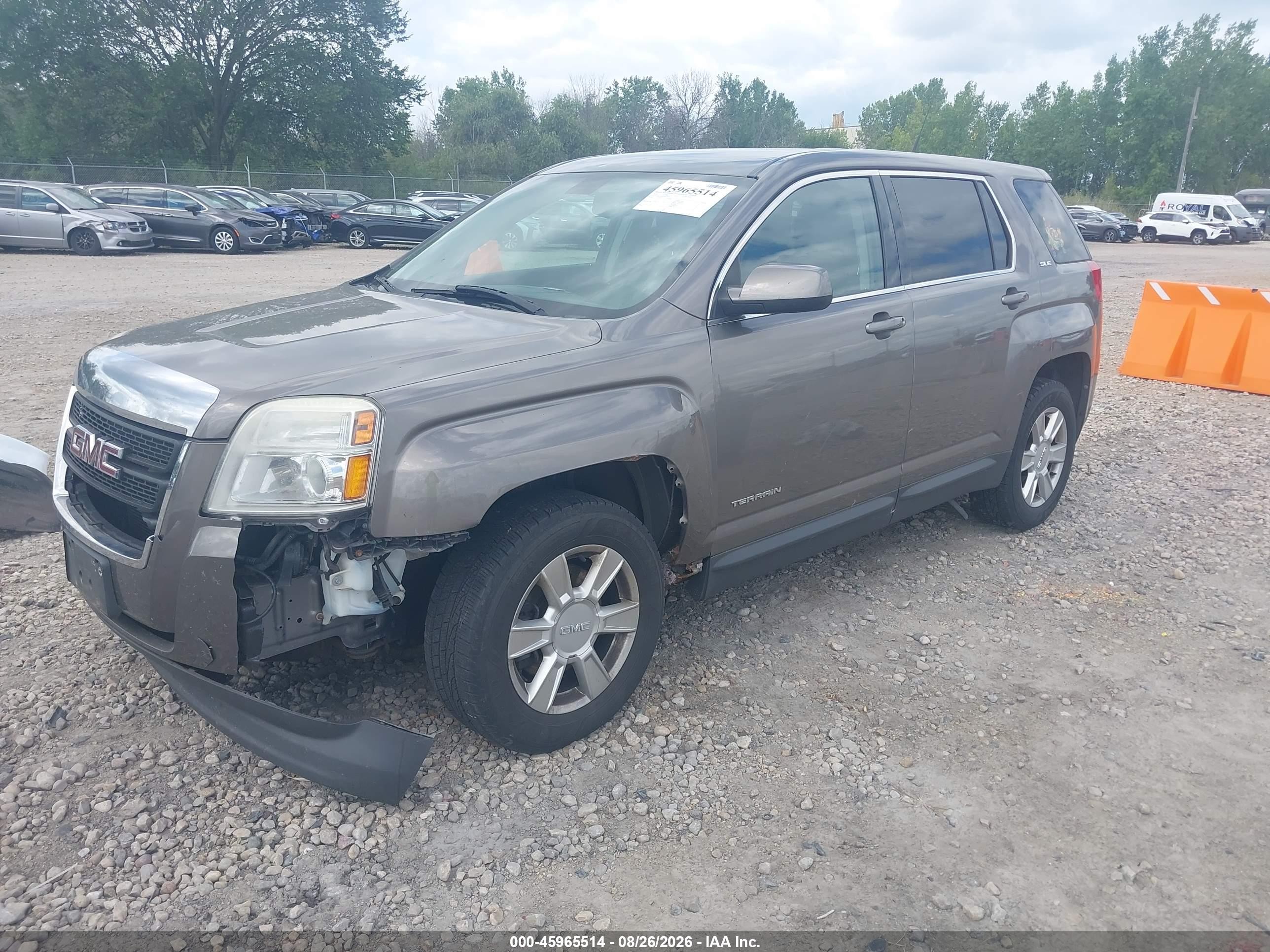 2010 Gmc Terrain Sle-1 Желто-коричневый vin: 2CTALBEWXA6416932