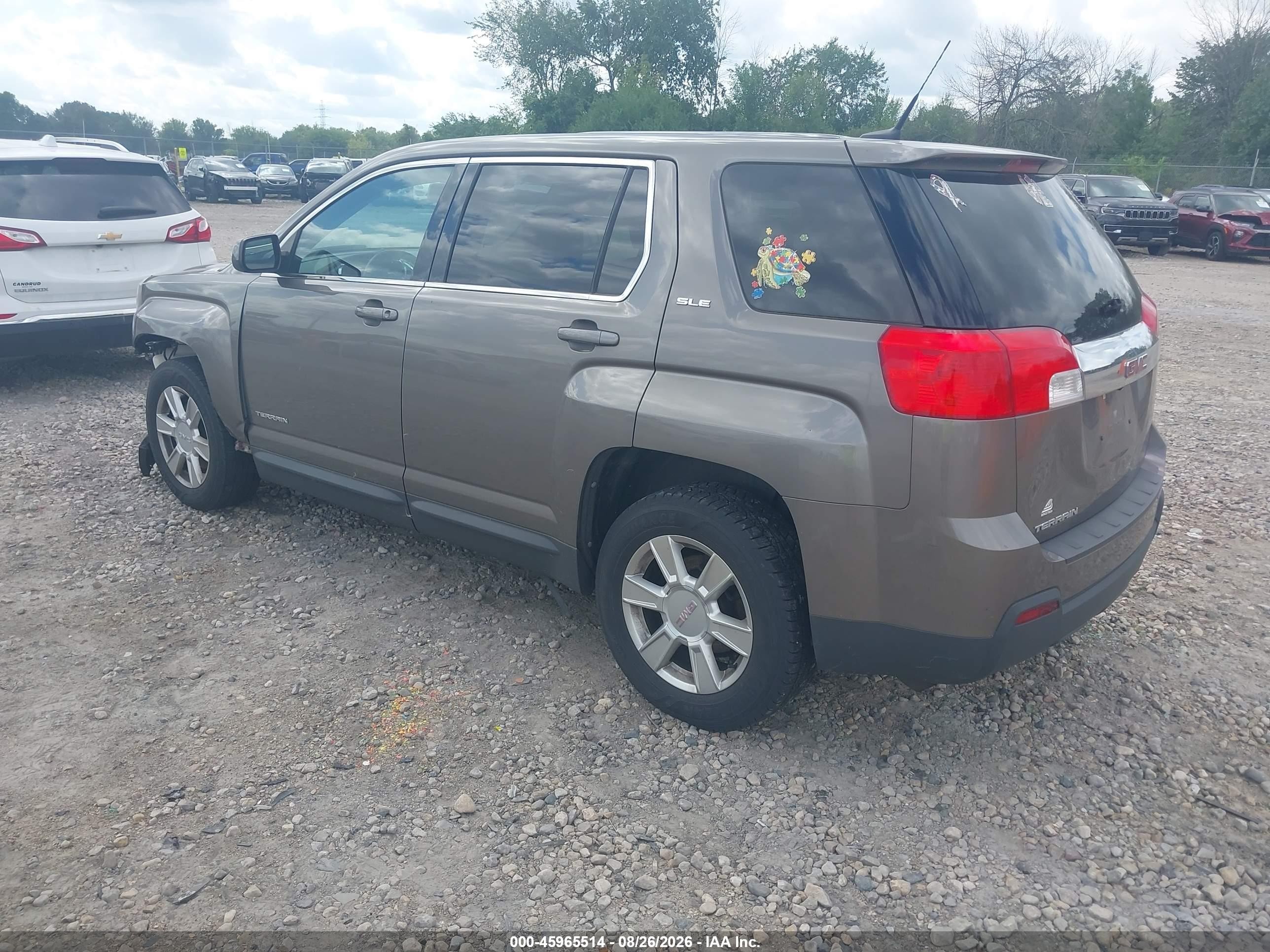 2010 Gmc Terrain Sle-1 Желто-коричневый vin: 2CTALBEWXA6416932