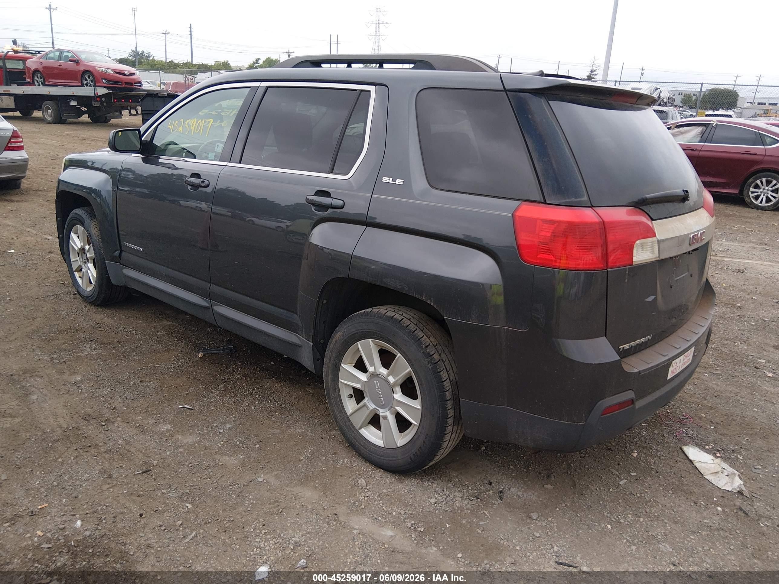 2010 Gmc Terrain Sle-2 Gray vin: 2CTALDEW0A6278698