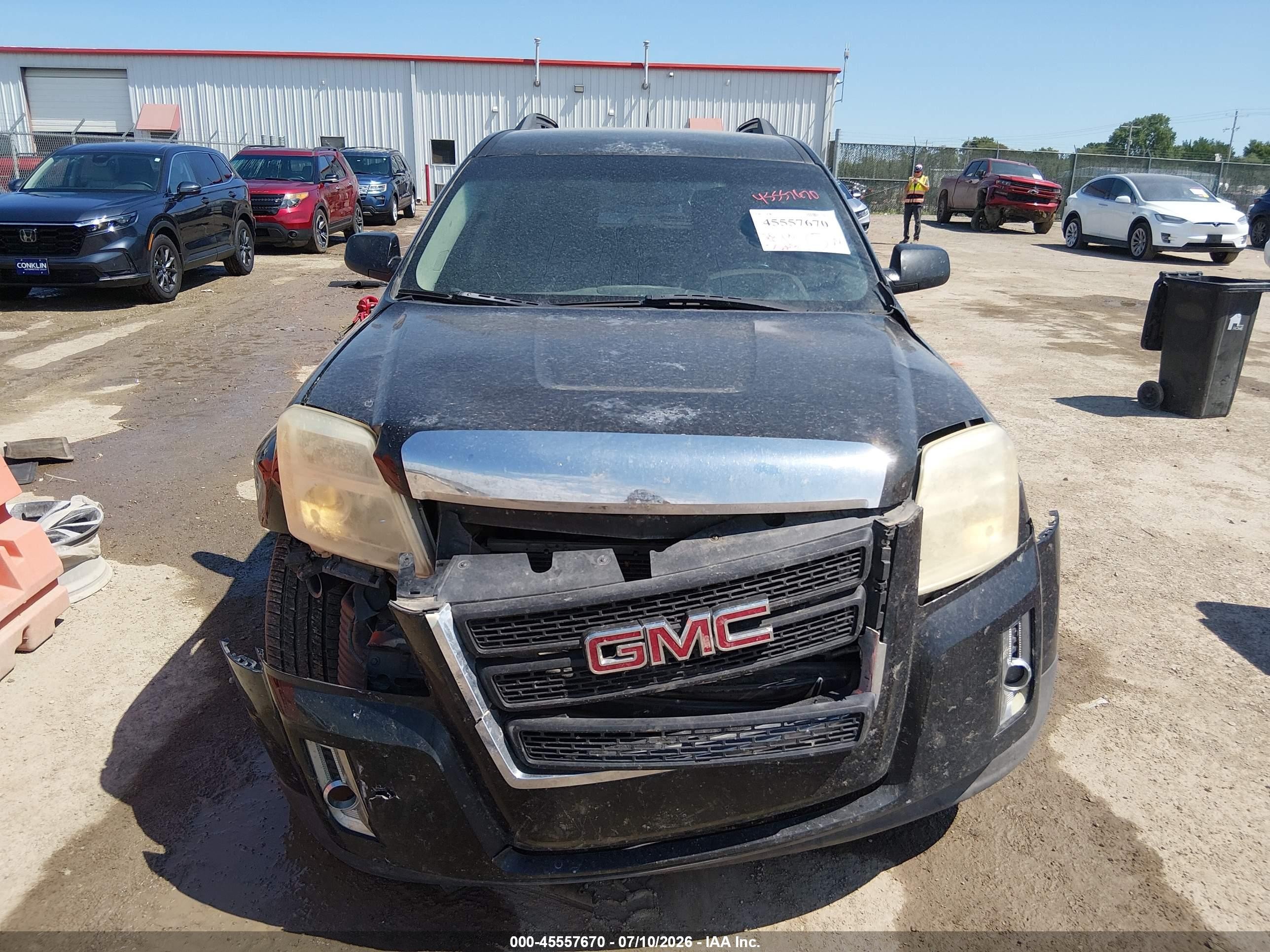 2010 Gmc Terrain Sle-2 Black vin: 2CTALDEW3A6244111