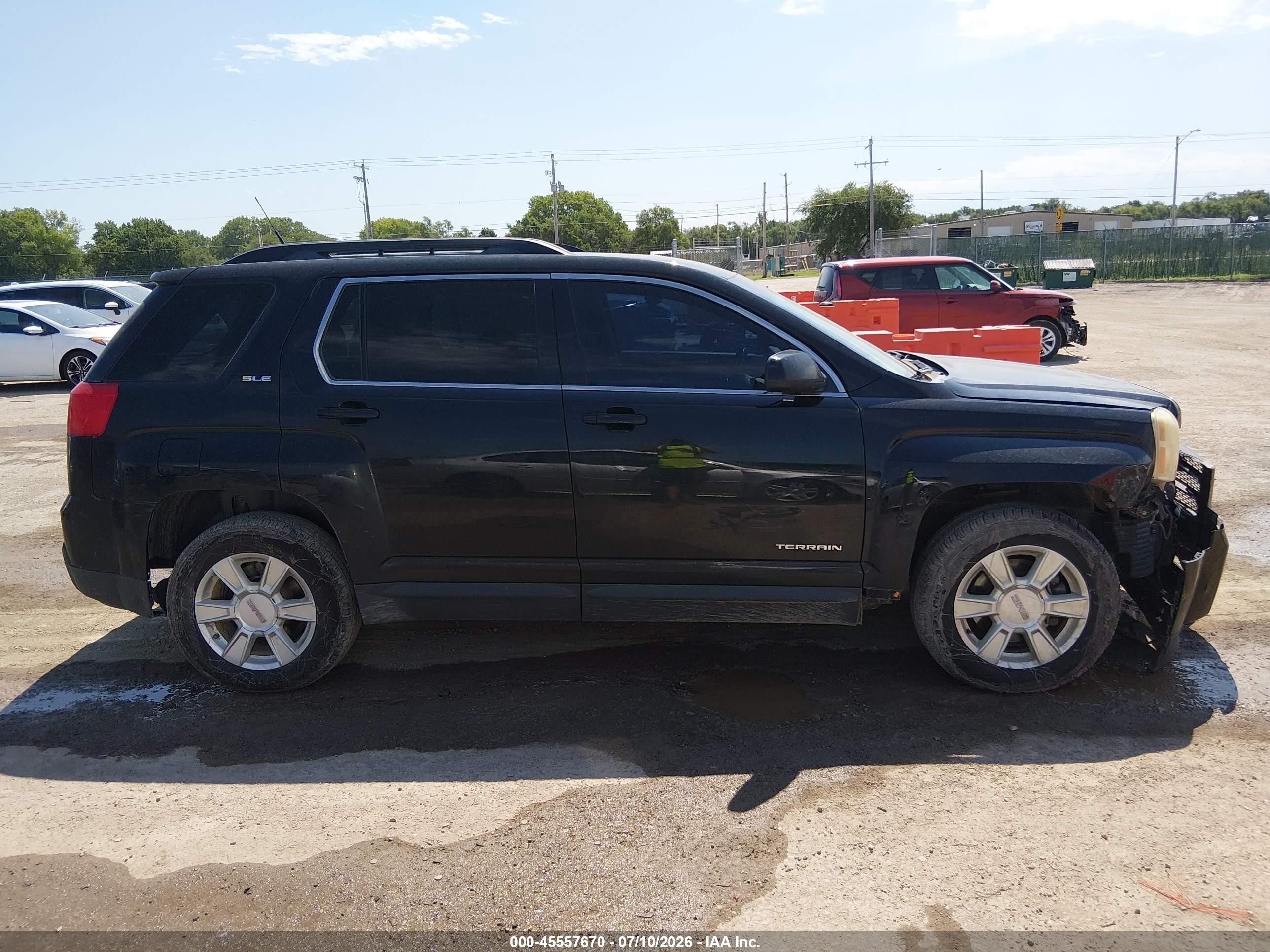 2010 Gmc Terrain Sle-2 Black vin: 2CTALDEW3A6244111