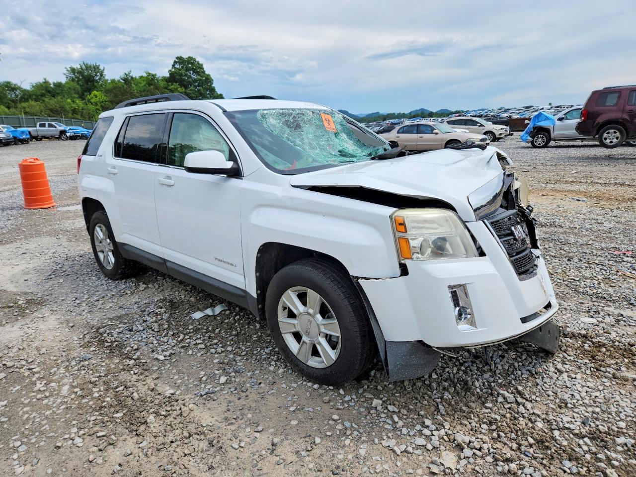 2010 Gmc Terrain Sle Белый vin: 2CTALDEW4A6228063