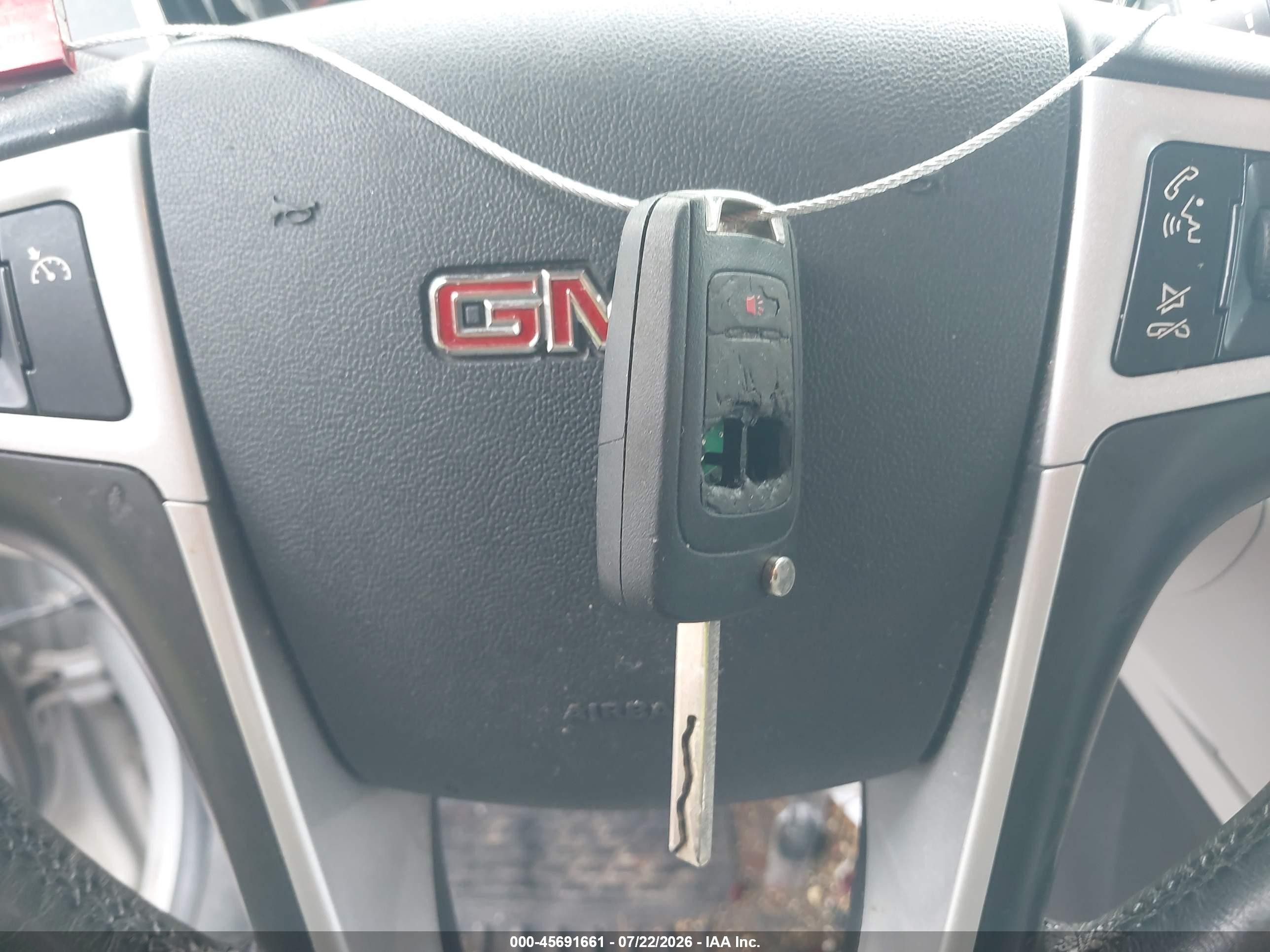 2010 Gmc Terrain Sle-2 Silver vin: 2CTALDEW6A6350598
