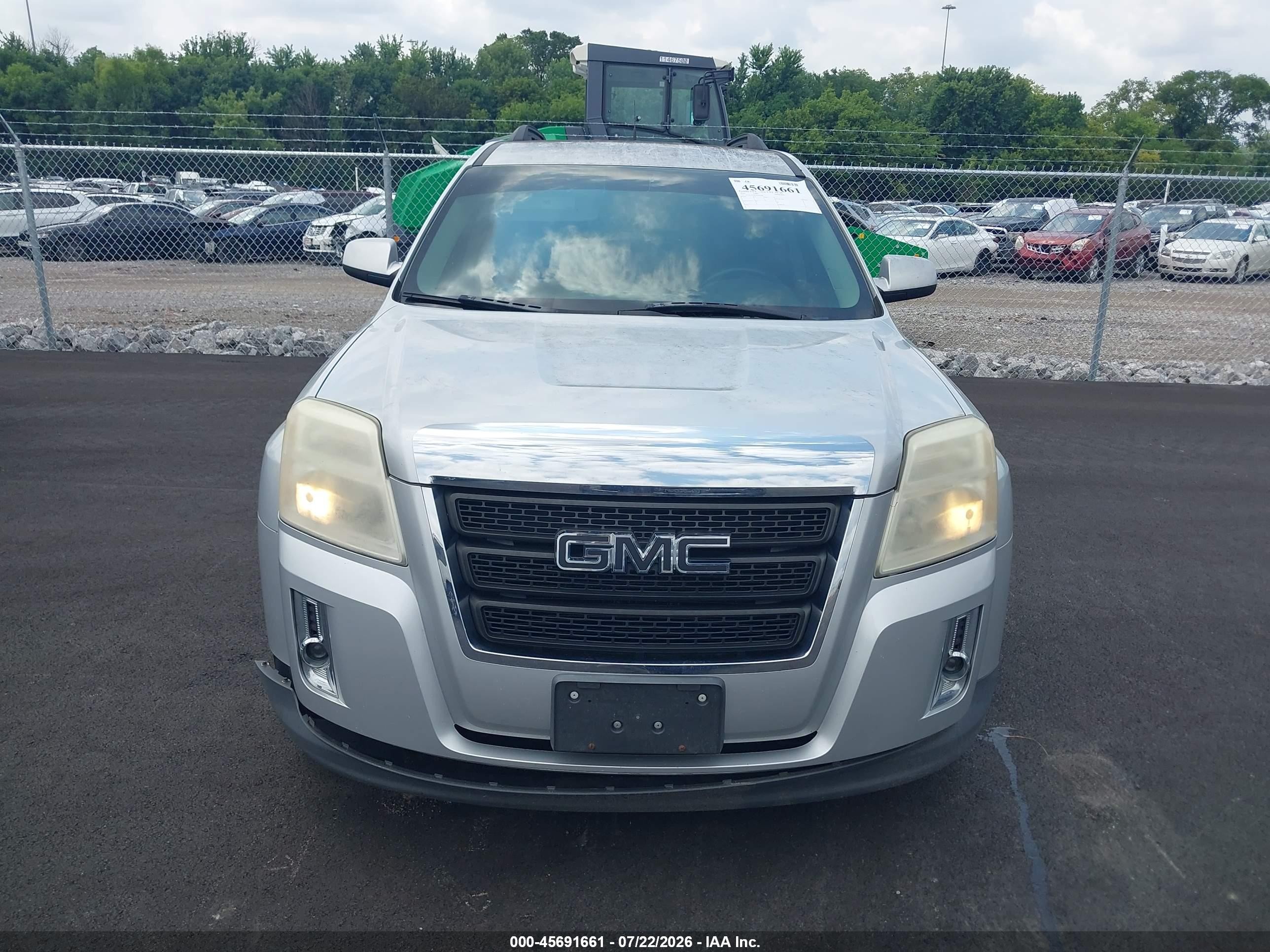 2010 Gmc Terrain Sle-2 Silver vin: 2CTALDEW6A6350598