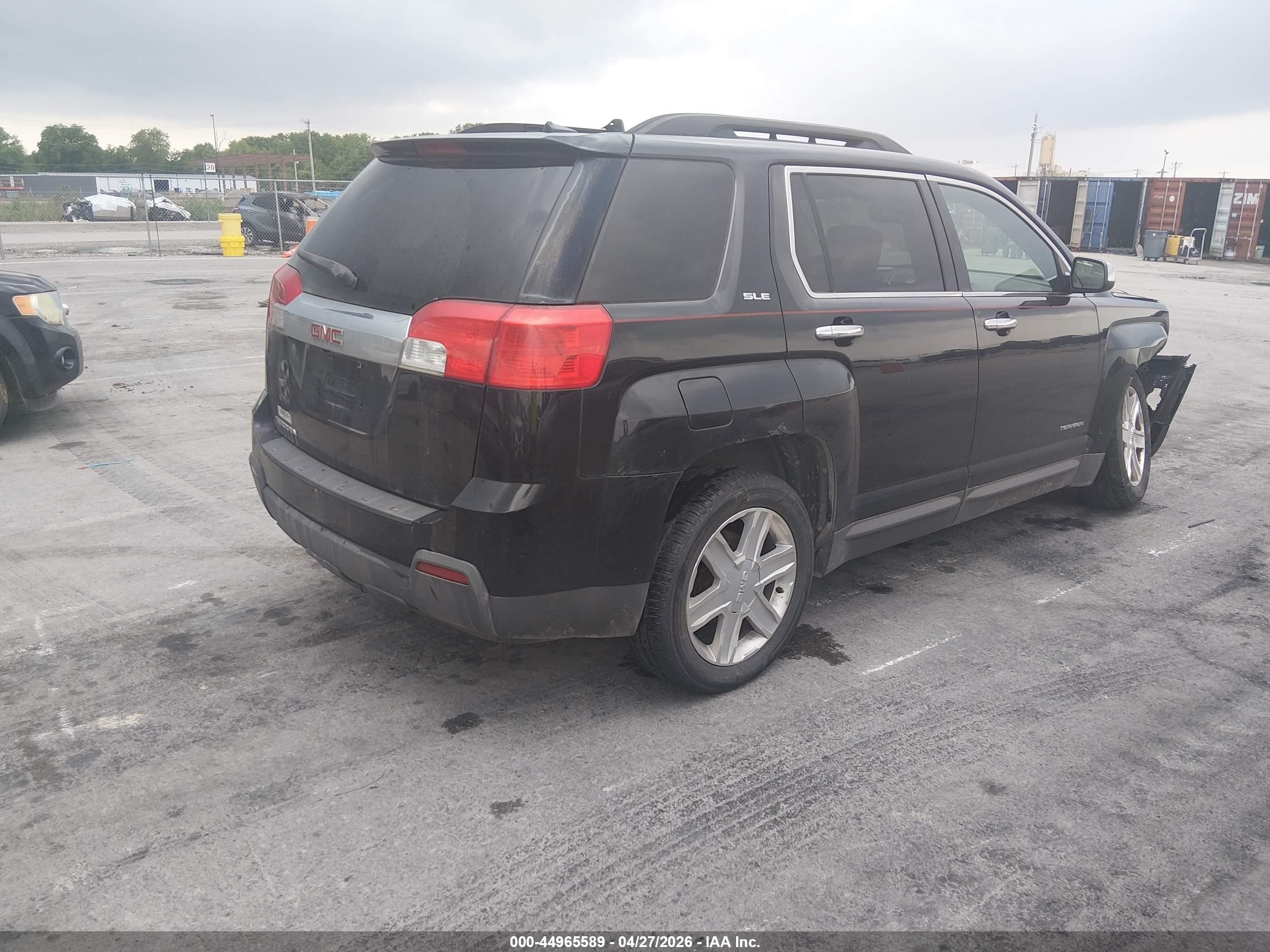 2010 Gmc Terrain Sle-2 Black vin: 2CTALDEW7A6390608