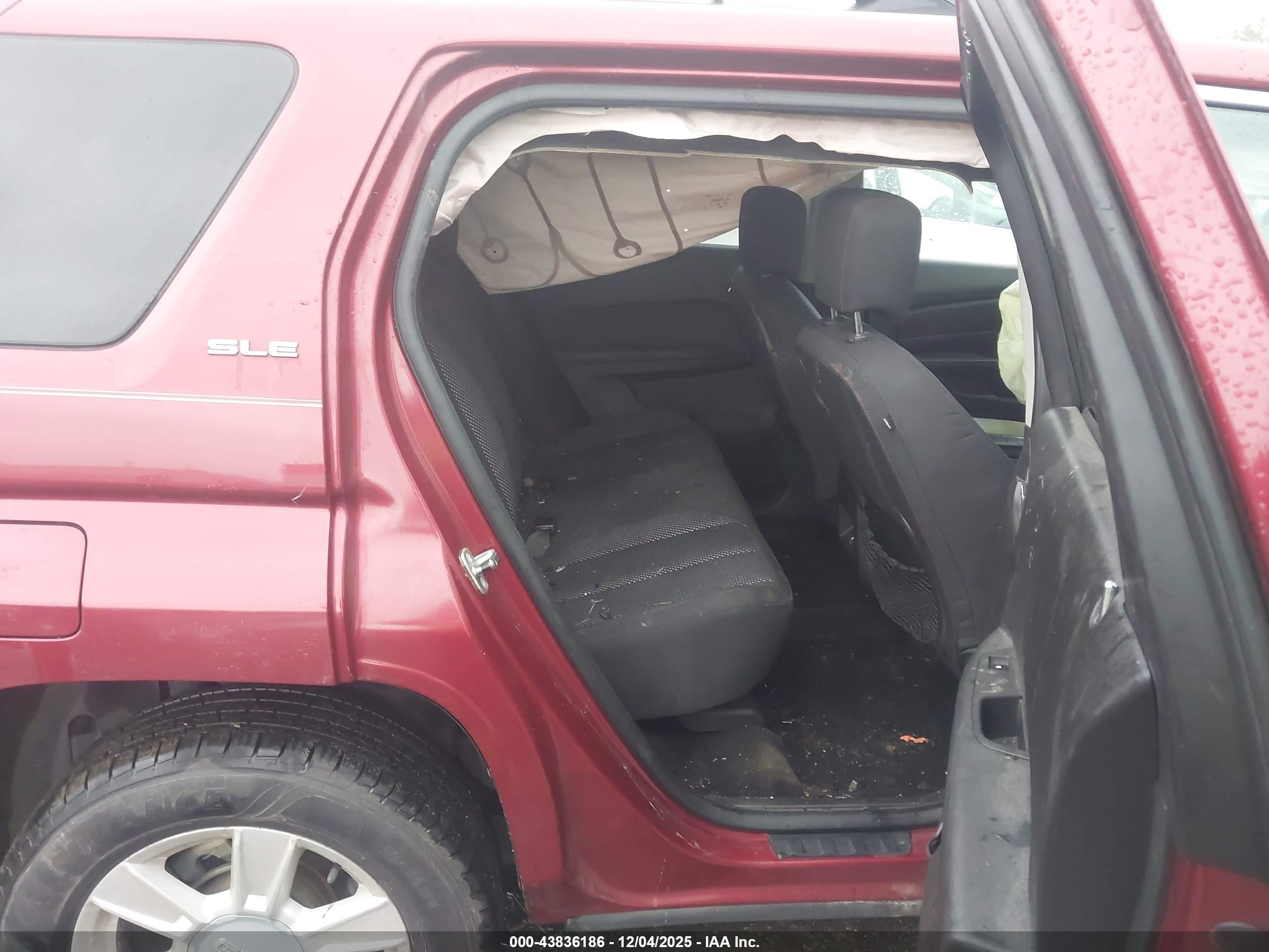 2010 Gmc Terrain Sle-2 Бордовый vin: 2CTALDEW8A6287018