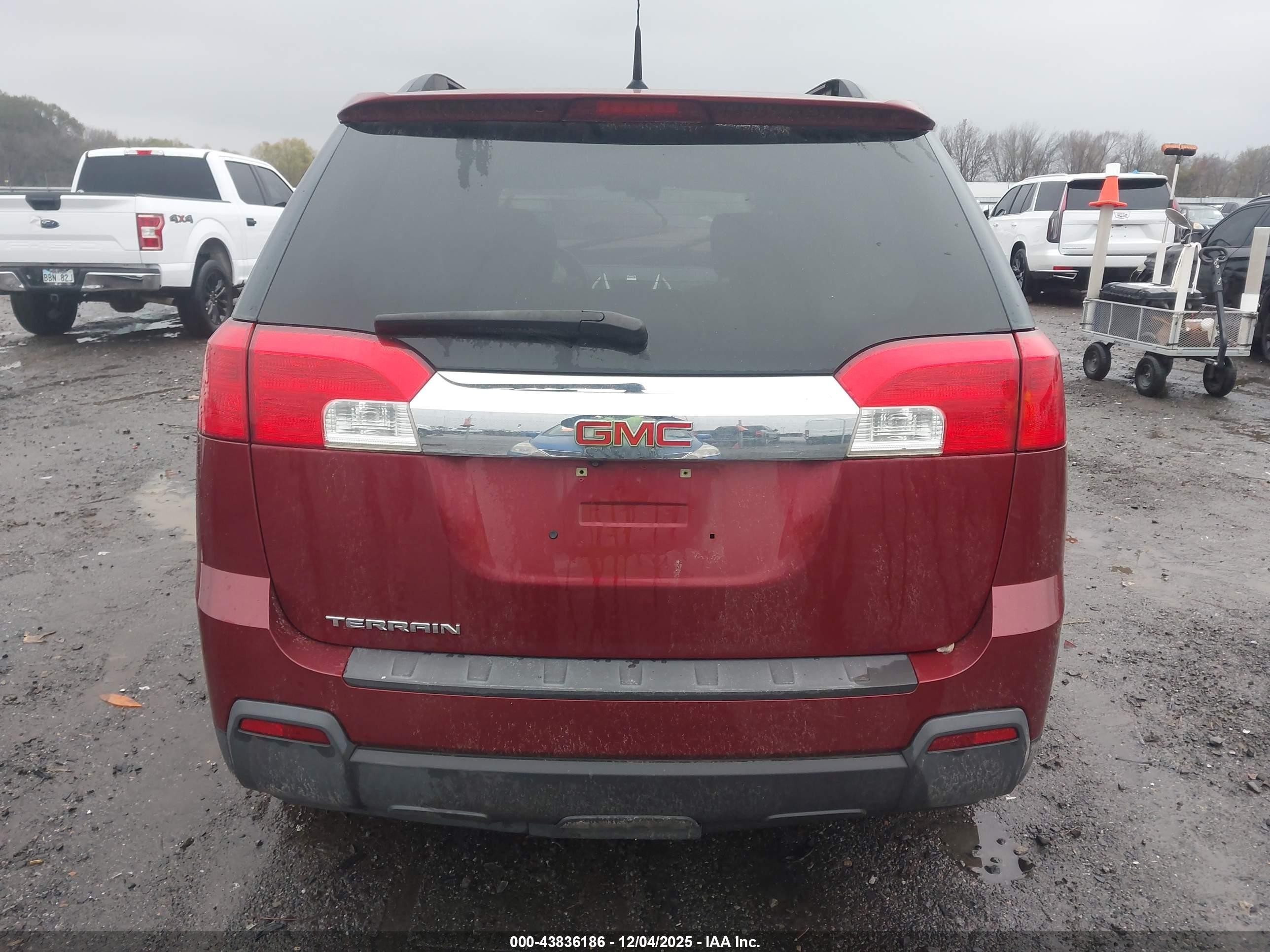 2010 Gmc Terrain Sle-2 Бордовый vin: 2CTALDEW8A6287018