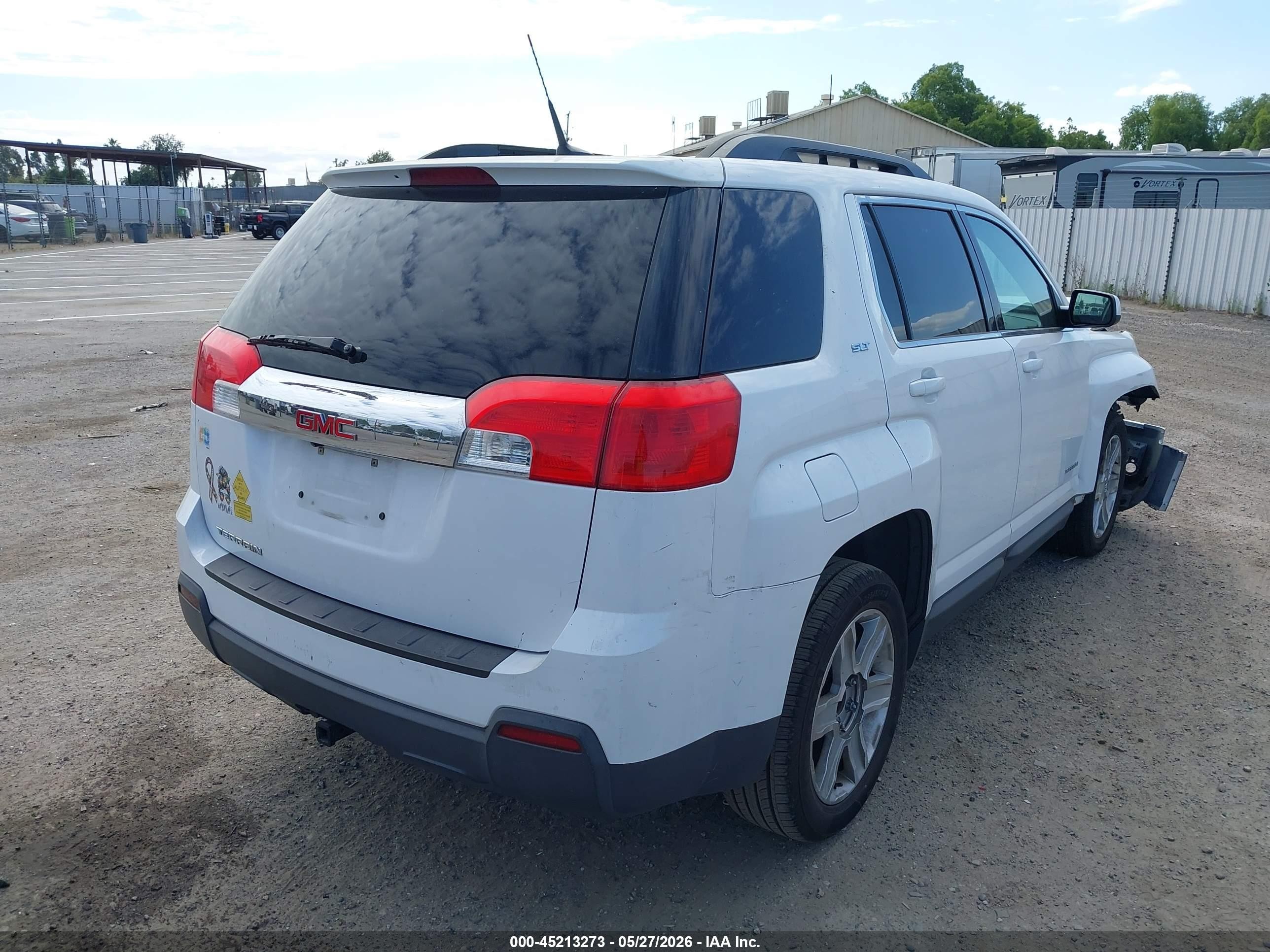 2010 Gmc Terrain Slt-1 Белый vin: 2CTALFEW3A6237090