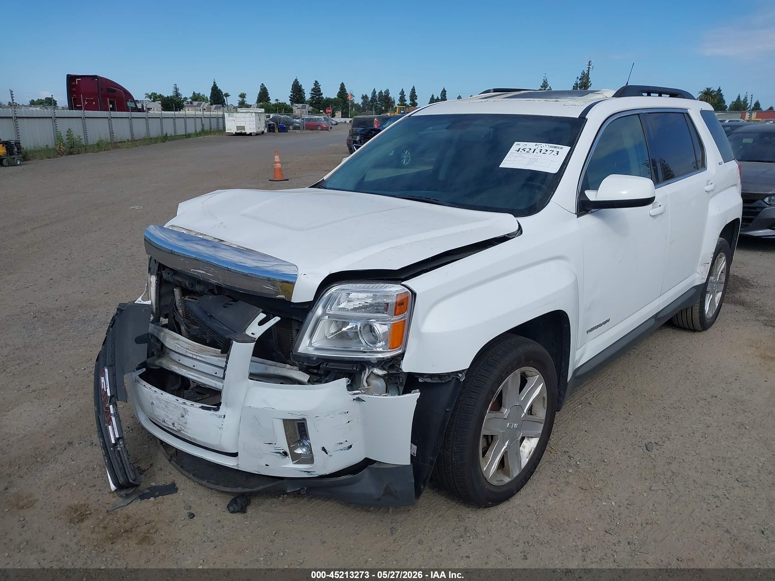 2010 Gmc Terrain Slt-1 Белый vin: 2CTALFEW3A6237090