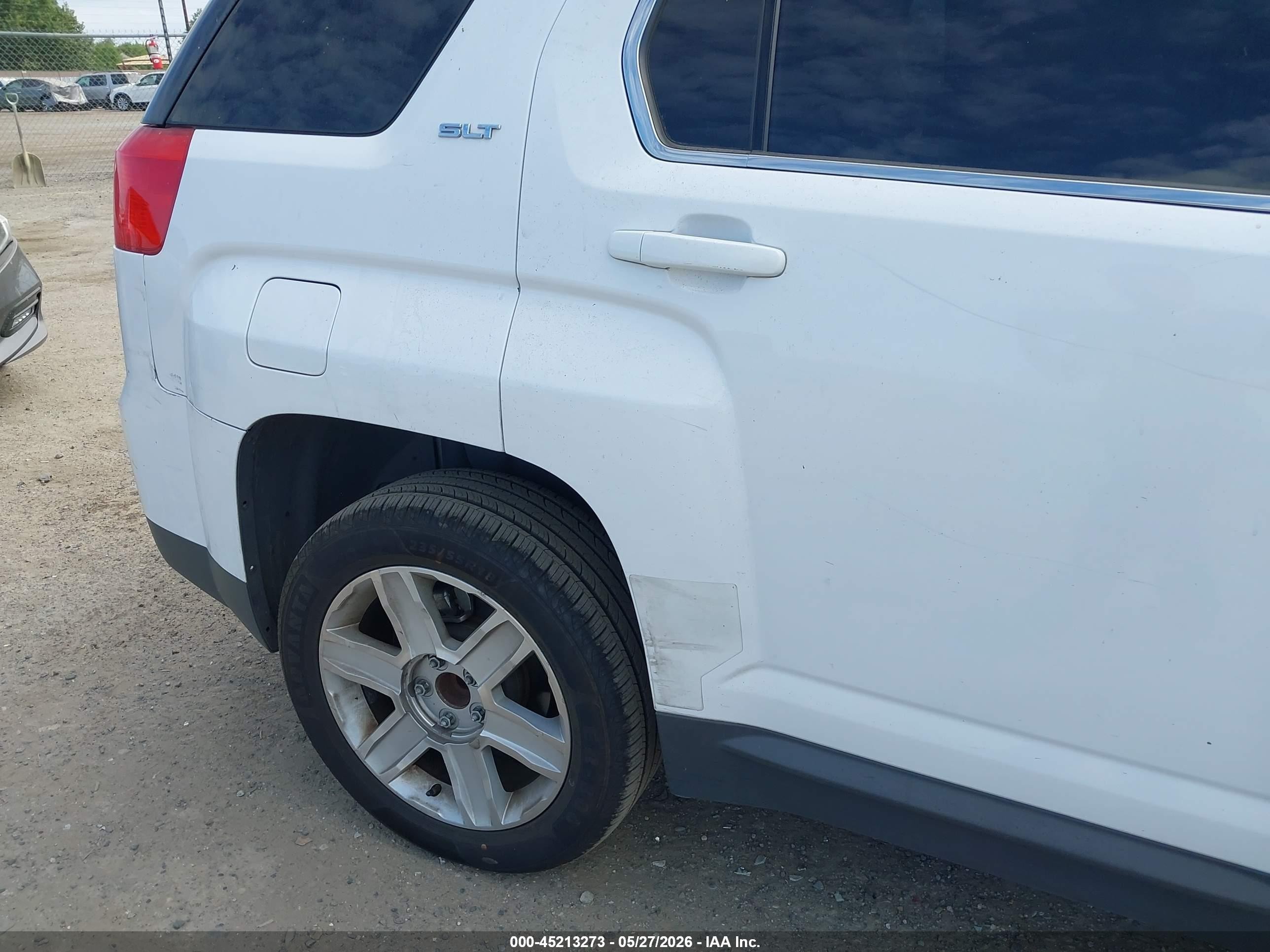 2010 Gmc Terrain Slt-1 Белый vin: 2CTALFEW3A6237090