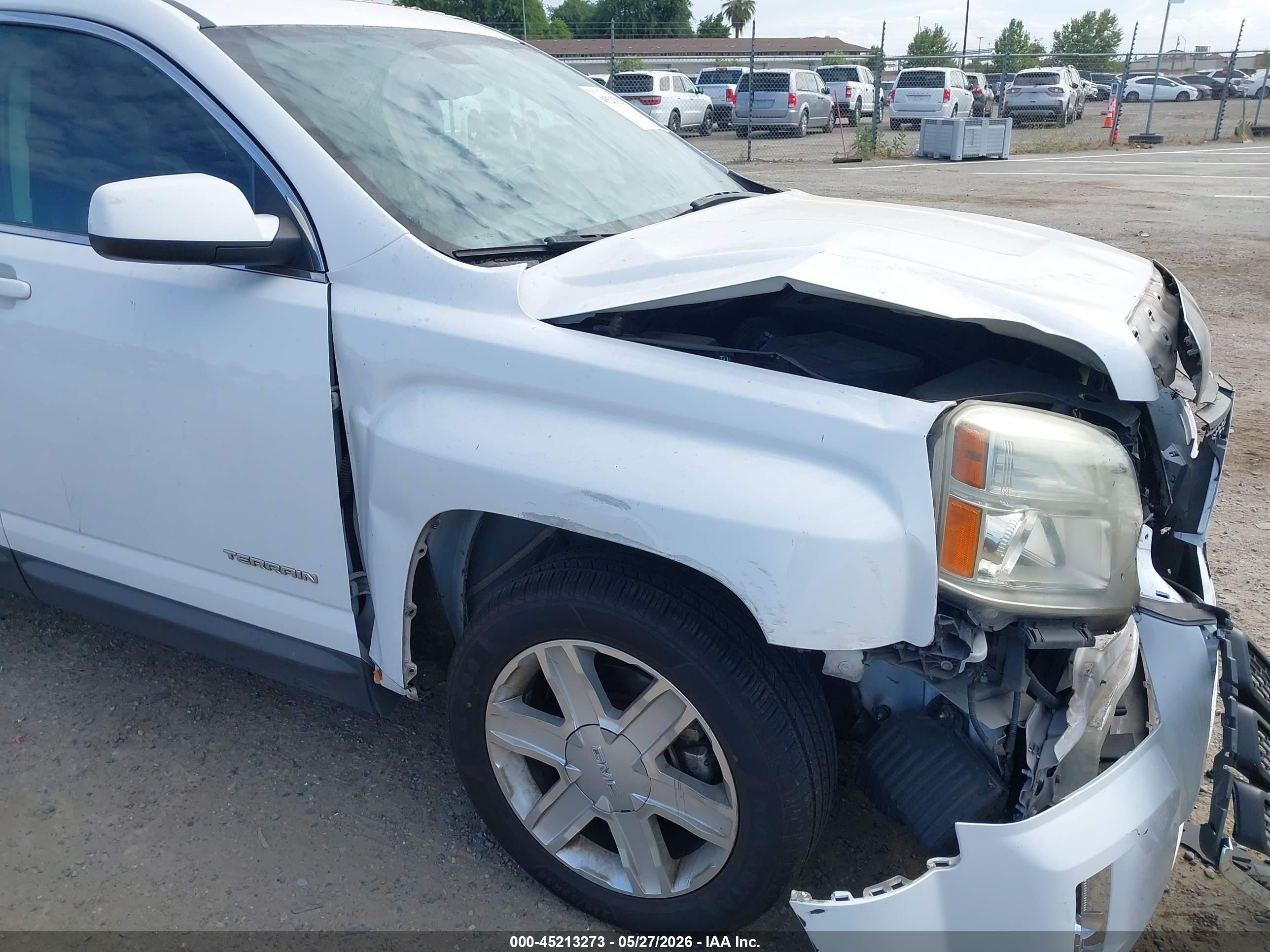2010 Gmc Terrain Slt-1 Белый vin: 2CTALFEW3A6237090