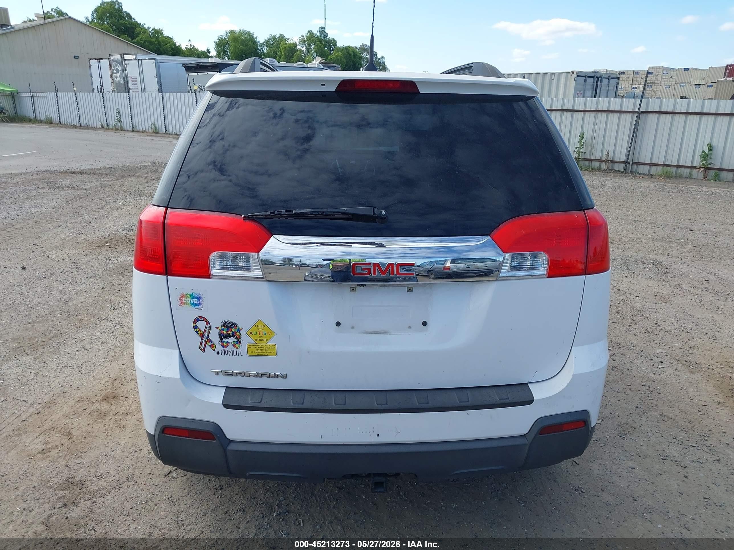 2010 Gmc Terrain Slt-1 Белый vin: 2CTALFEW3A6237090