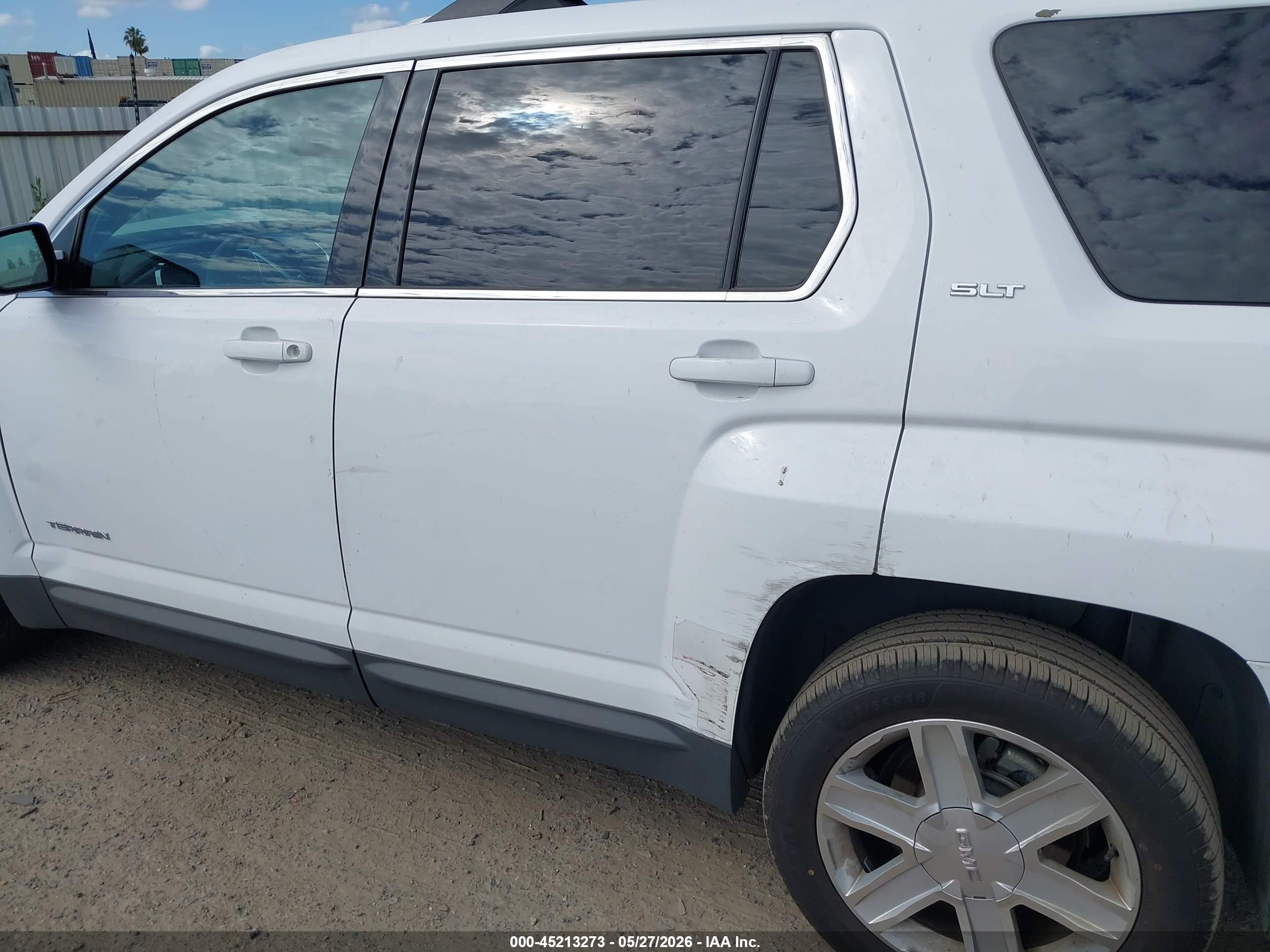 2010 Gmc Terrain Slt-1 Белый vin: 2CTALFEW3A6237090