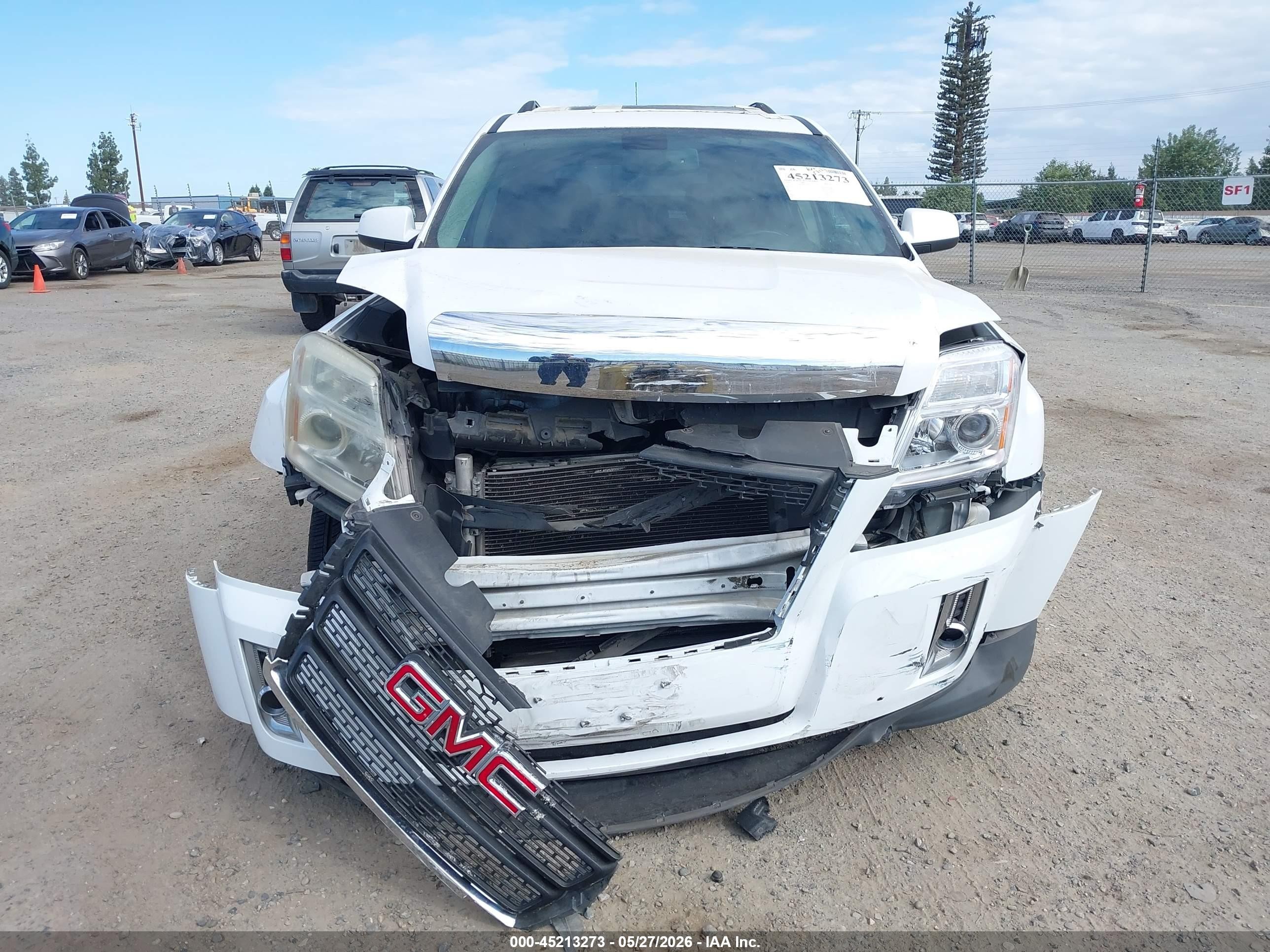 2010 Gmc Terrain Slt-1 Белый vin: 2CTALFEW3A6237090