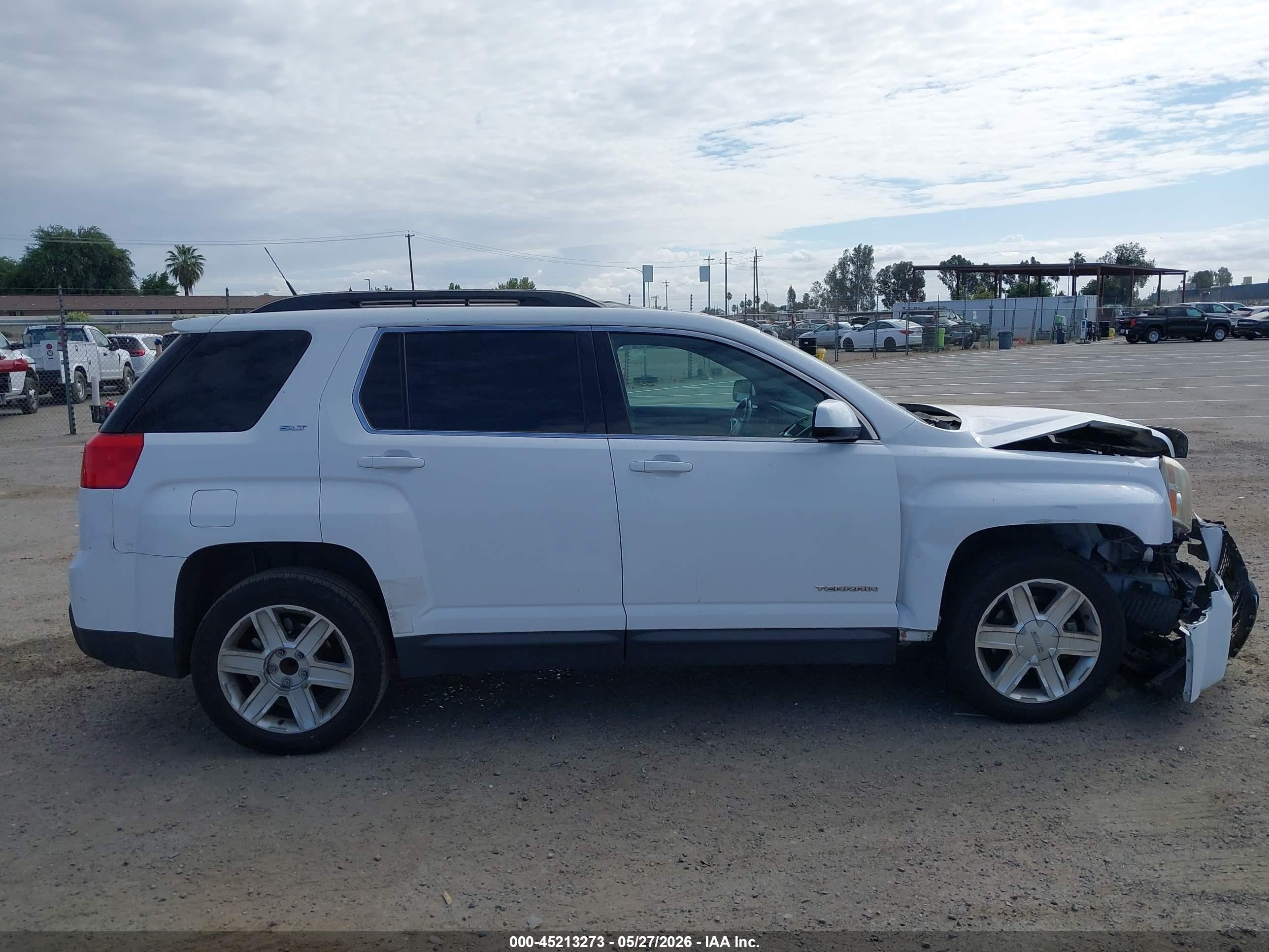 2010 Gmc Terrain Slt-1 Белый vin: 2CTALFEW3A6237090
