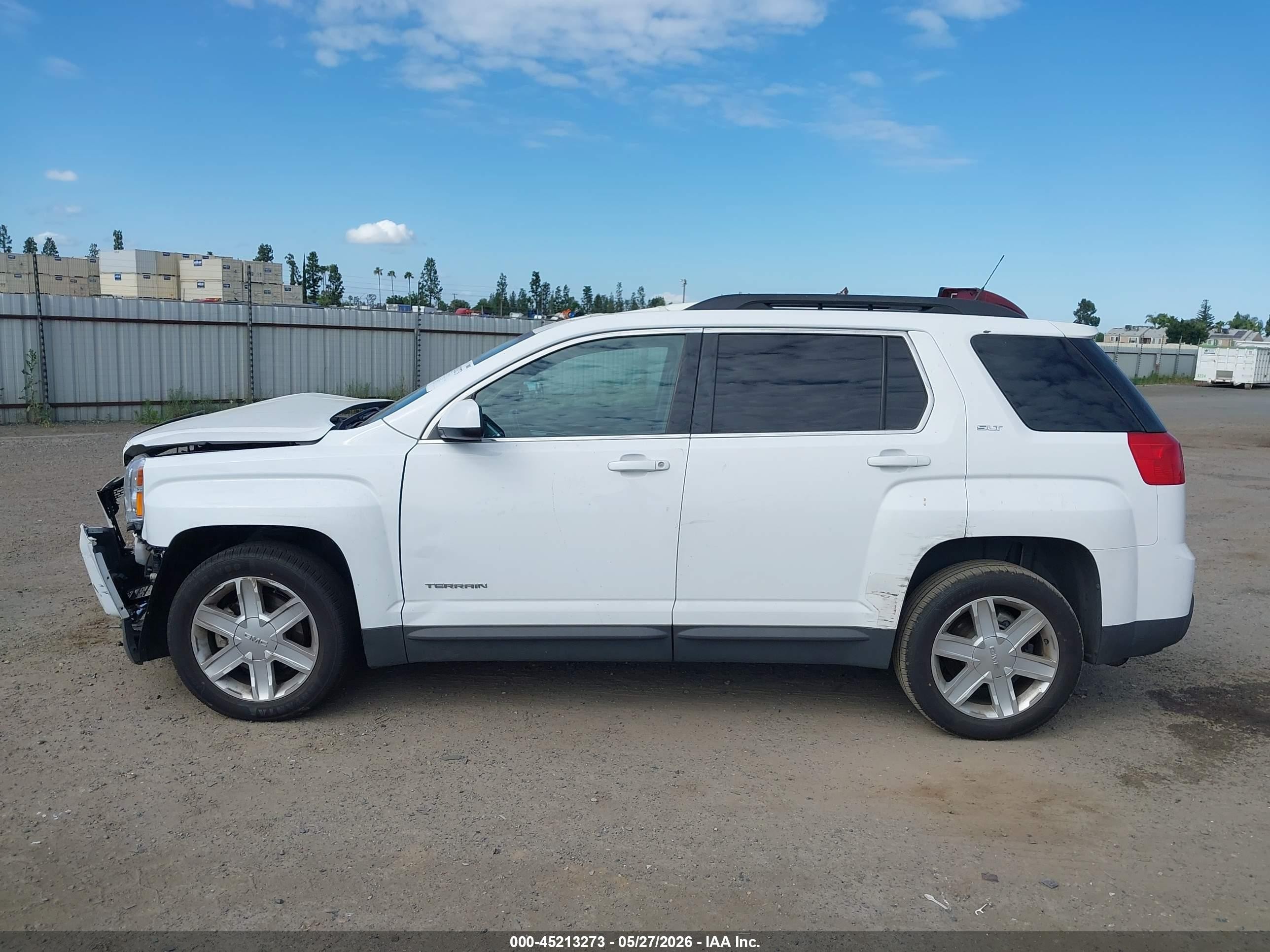 2010 Gmc Terrain Slt-1 Белый vin: 2CTALFEW3A6237090